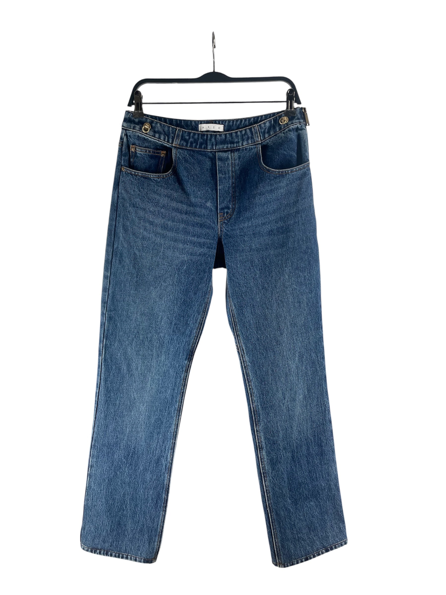 AREA/Straight Pants/29/Denim/BLU/ZIPPER SIDE DETAIL view 1