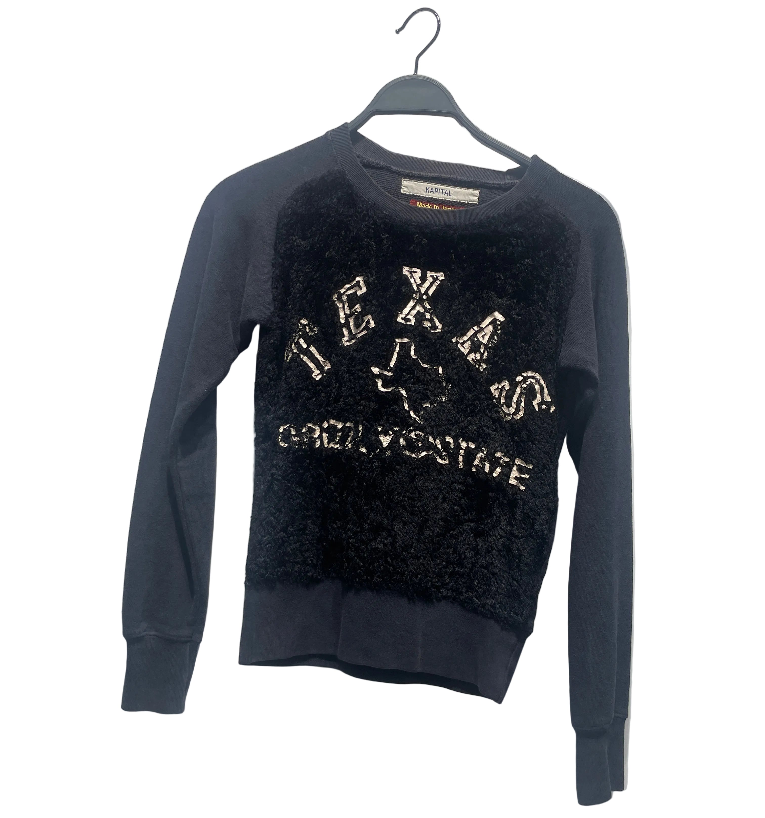 KAPITAL/Sweater/XS/Cotton/NVY/TEXAS view 1