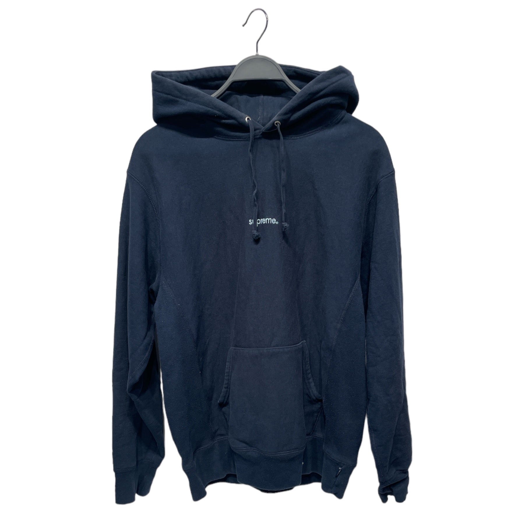 Supreme/Hoodie/L/Cotton/BLU/Compact Logo view 1