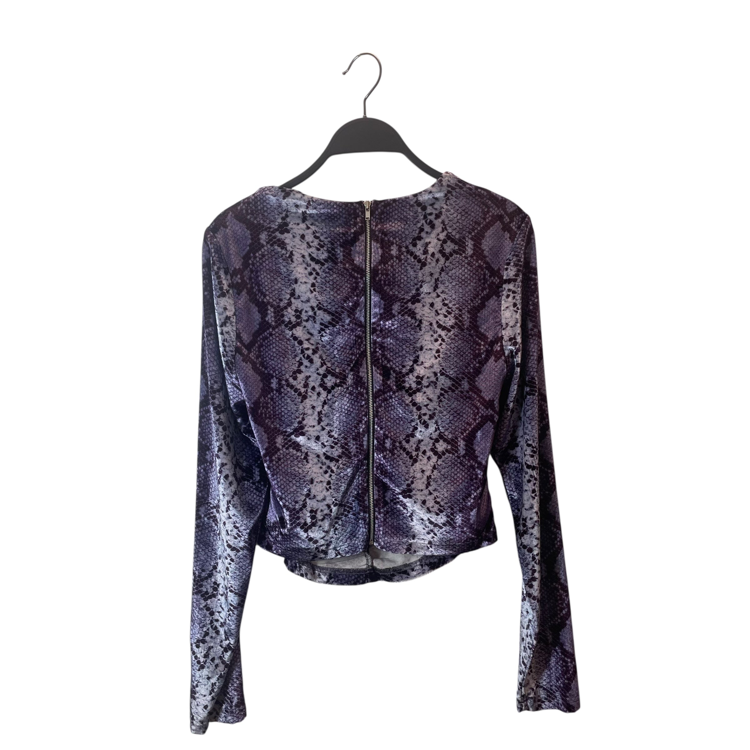 ksubi/LS Blouse/M/All Over Print/Polyester/PPL/PPL SNAKE PRINT view 2
