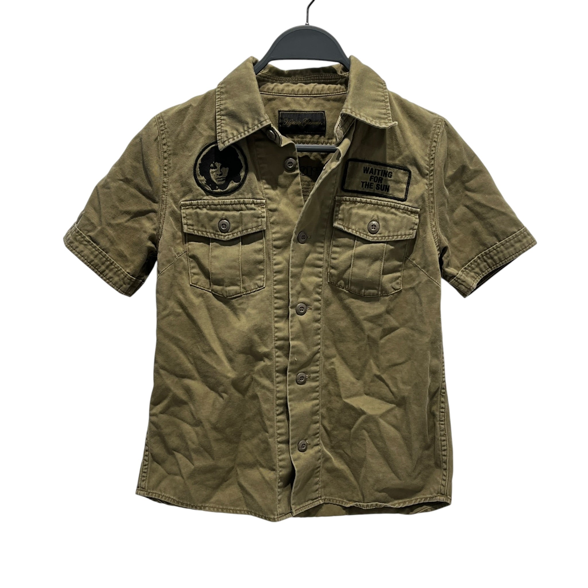 HYSTERIC GLAMOUR/Shirt/S/Cotton/GRN/THE DOORS view 1