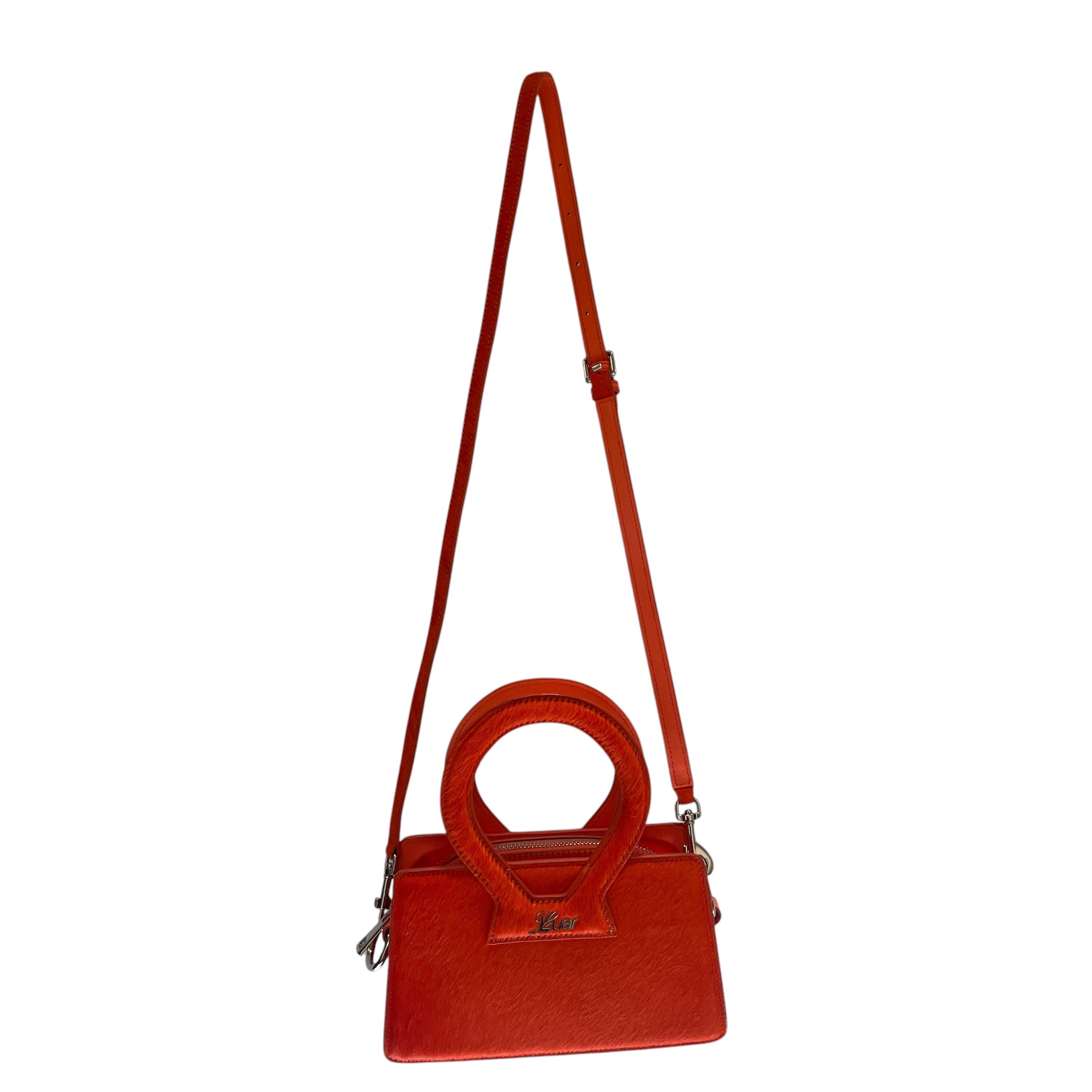 luar/Bag/Mohair/ORN/ponyhair/ silvr harware view 1