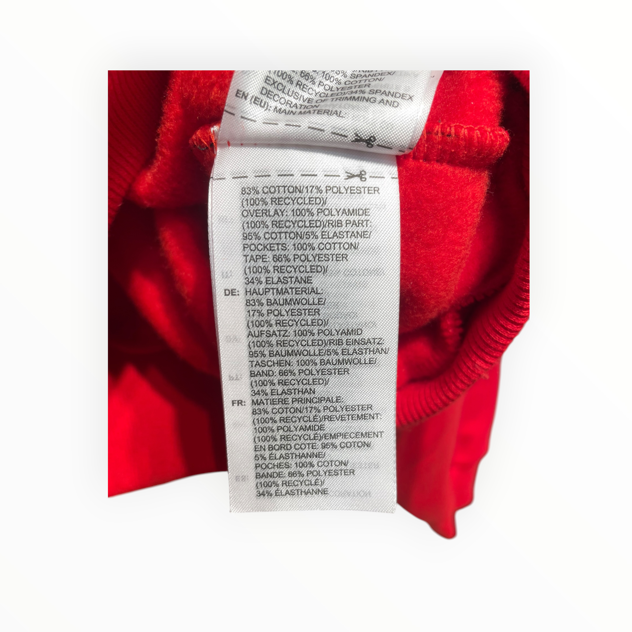 adidas/WILLY CHAVARRIA/Tops/XXS/RED/COTTOM BOTTOM NYLON TOP view 4