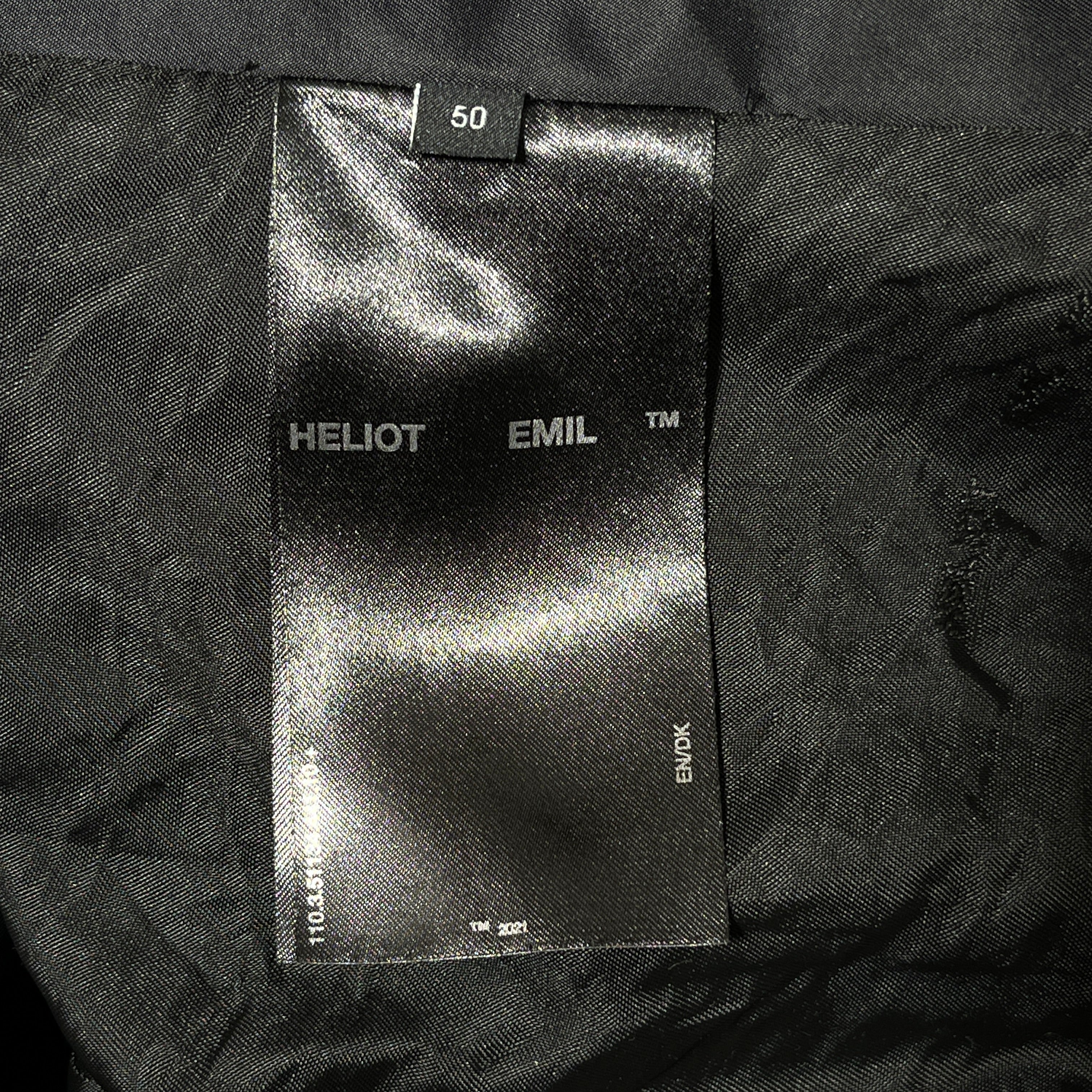 HELIOT EMIL/Jacket/50/Nylon/BLK/ view 3