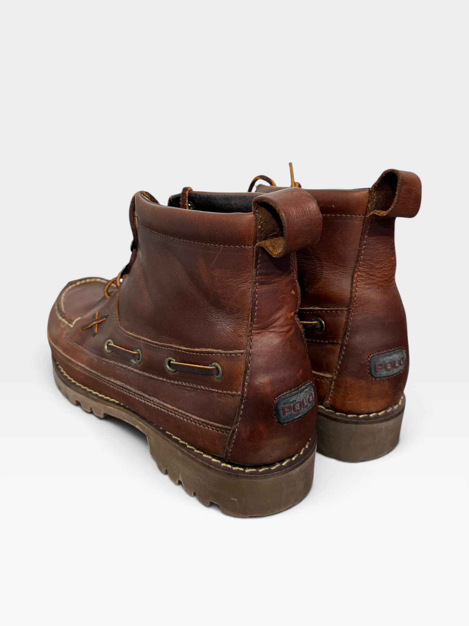 POLO SPORT/Boots/US 9.5/Leather/BRW/Leather Laces view 2