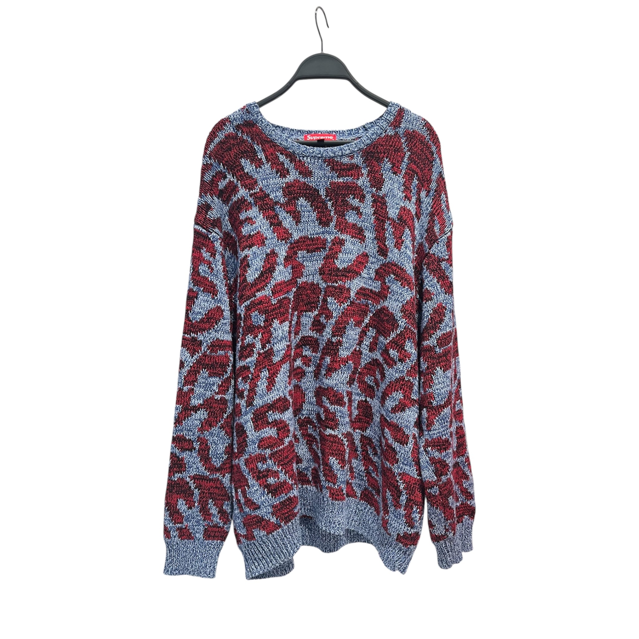 Supreme/Sweater/XL/All Over Print/Cotton/BLU/ view 1