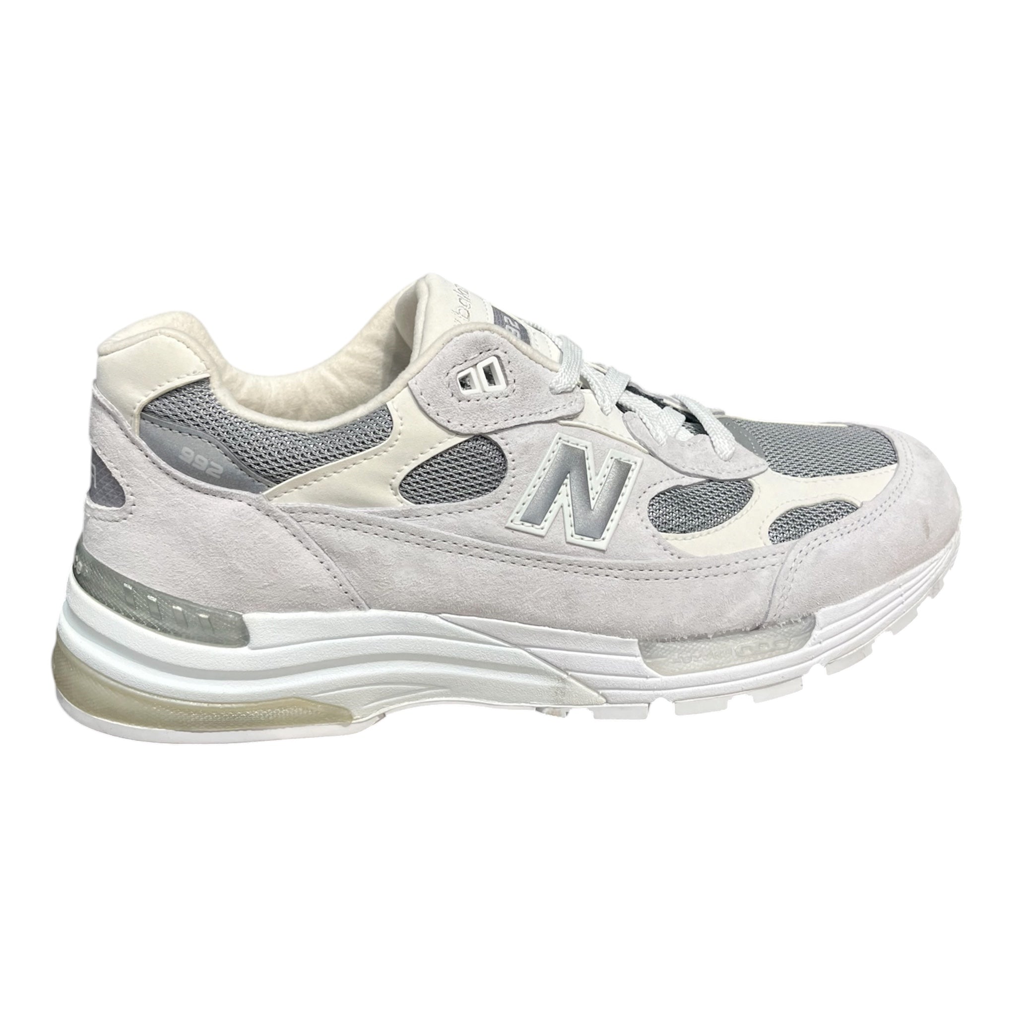NEW BALANCE/Low-Sneakers/US 10/Suede/WHT/992 NIMBUS CLOUD view 4