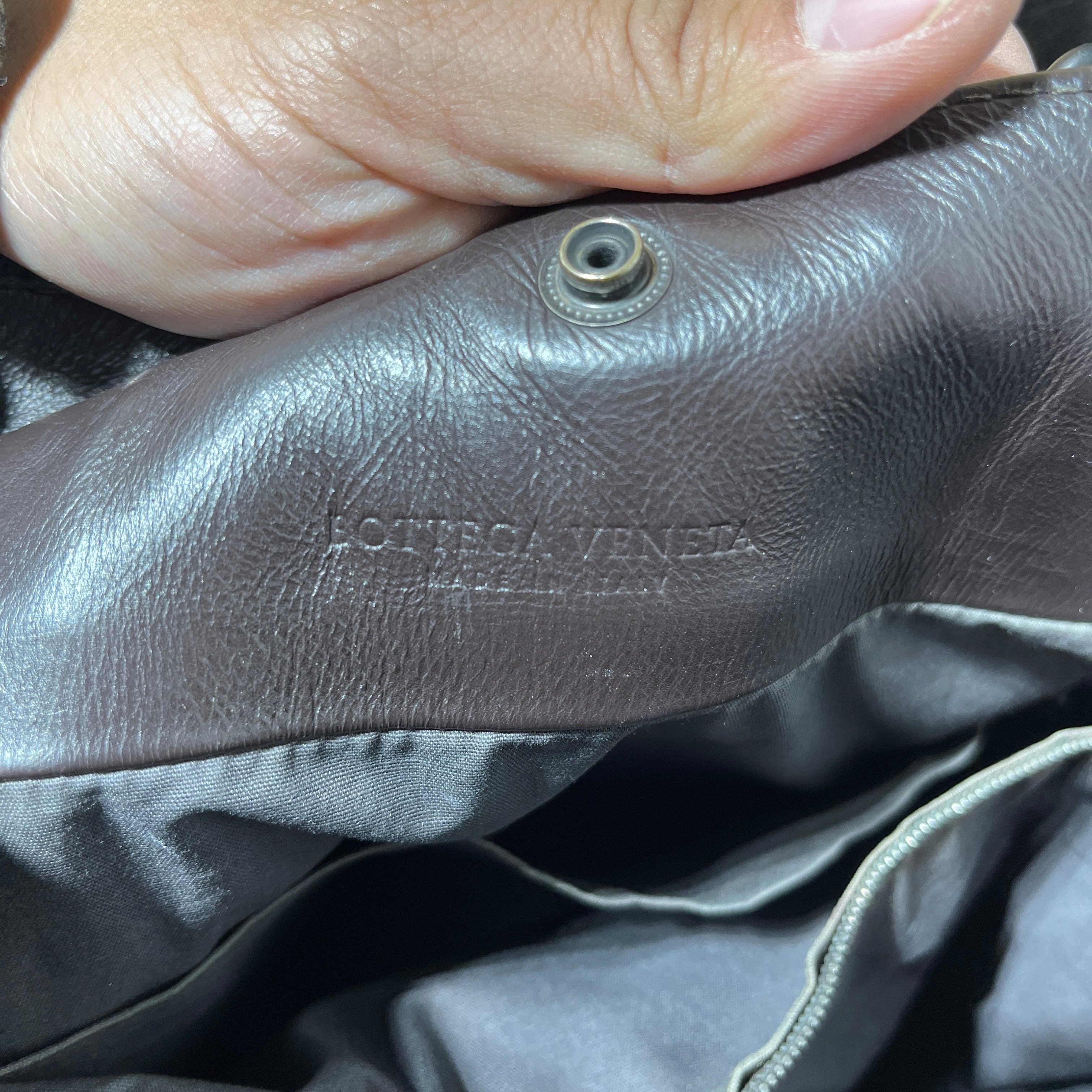 BOTTEGA VENETA/Tote Bag/Leather/BRW/WOVEN view 5