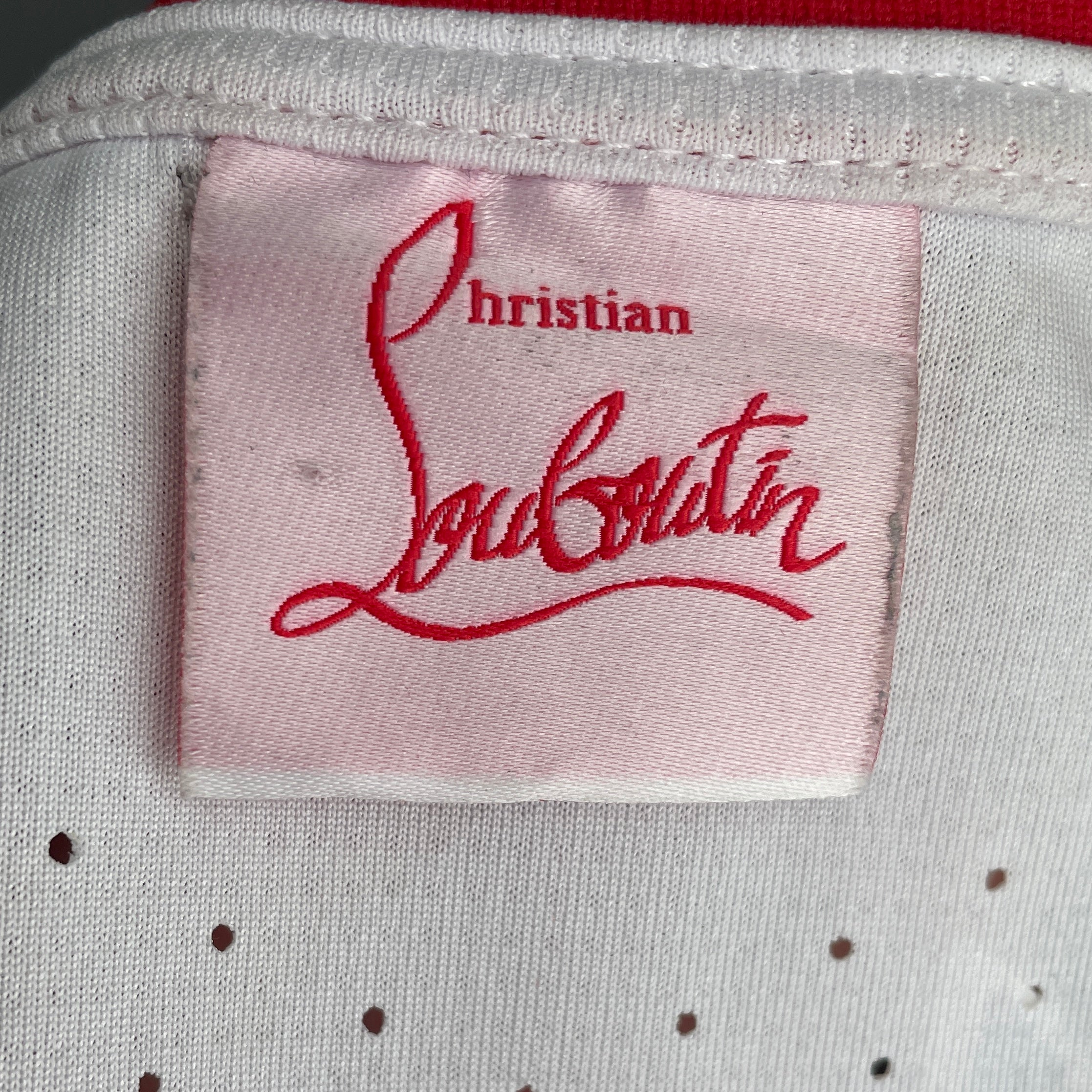 Christian Louboutin/Tank Top/Silk/WHT/ASTRO LOUBI JERSEY view 3