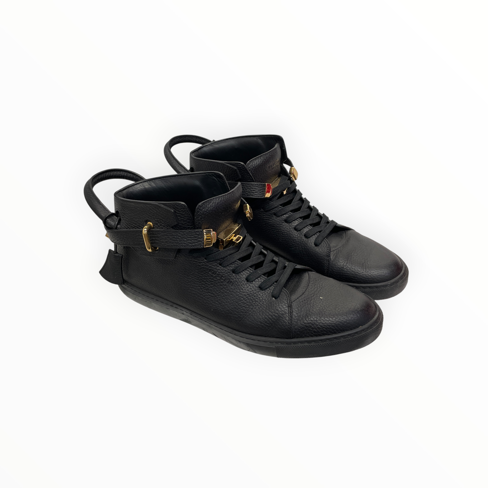 BUSCEMI/Hi-Sneakers/EU 49/Leather/BLK/ view 1