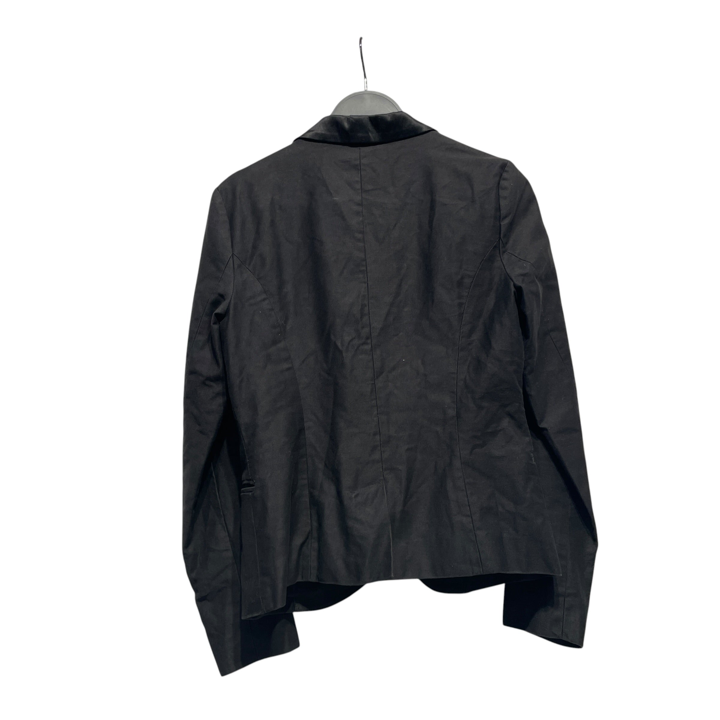 DIESEL/Tailored Jkt/L/Cotton/BLK/SILL LAPEL/ ONE BUTTON view 2