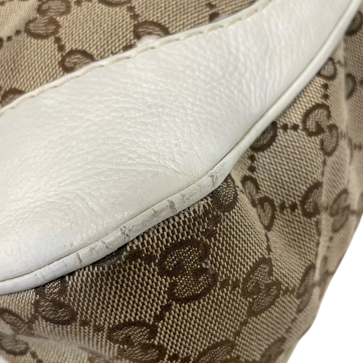 GUCCI/Hand Bag/Monogram/Leather/BRW/Charlotte GG Canvas view 7