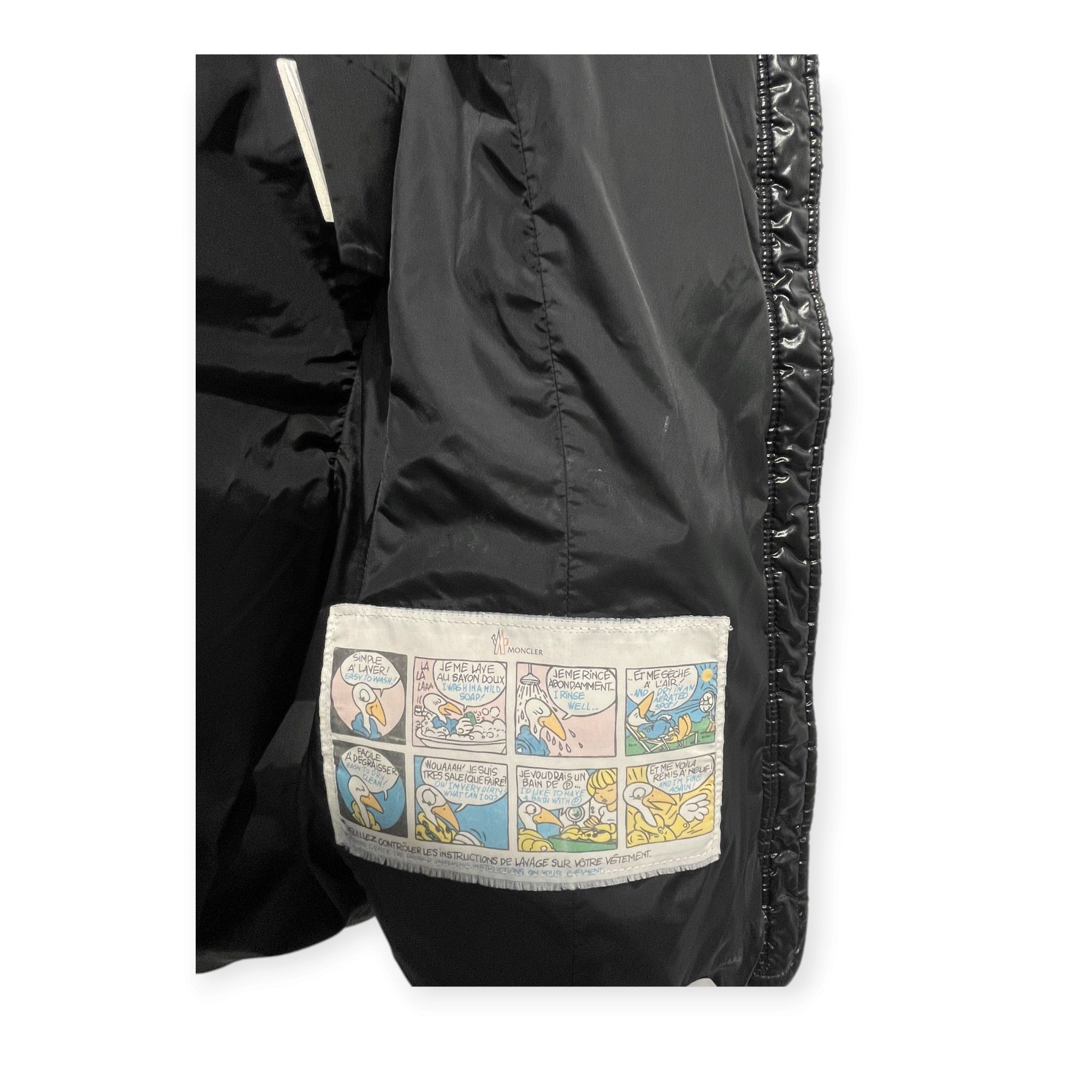 MONCLER/Puffer Jkt/3/Nylon/BLK/DOWN COAT view 4