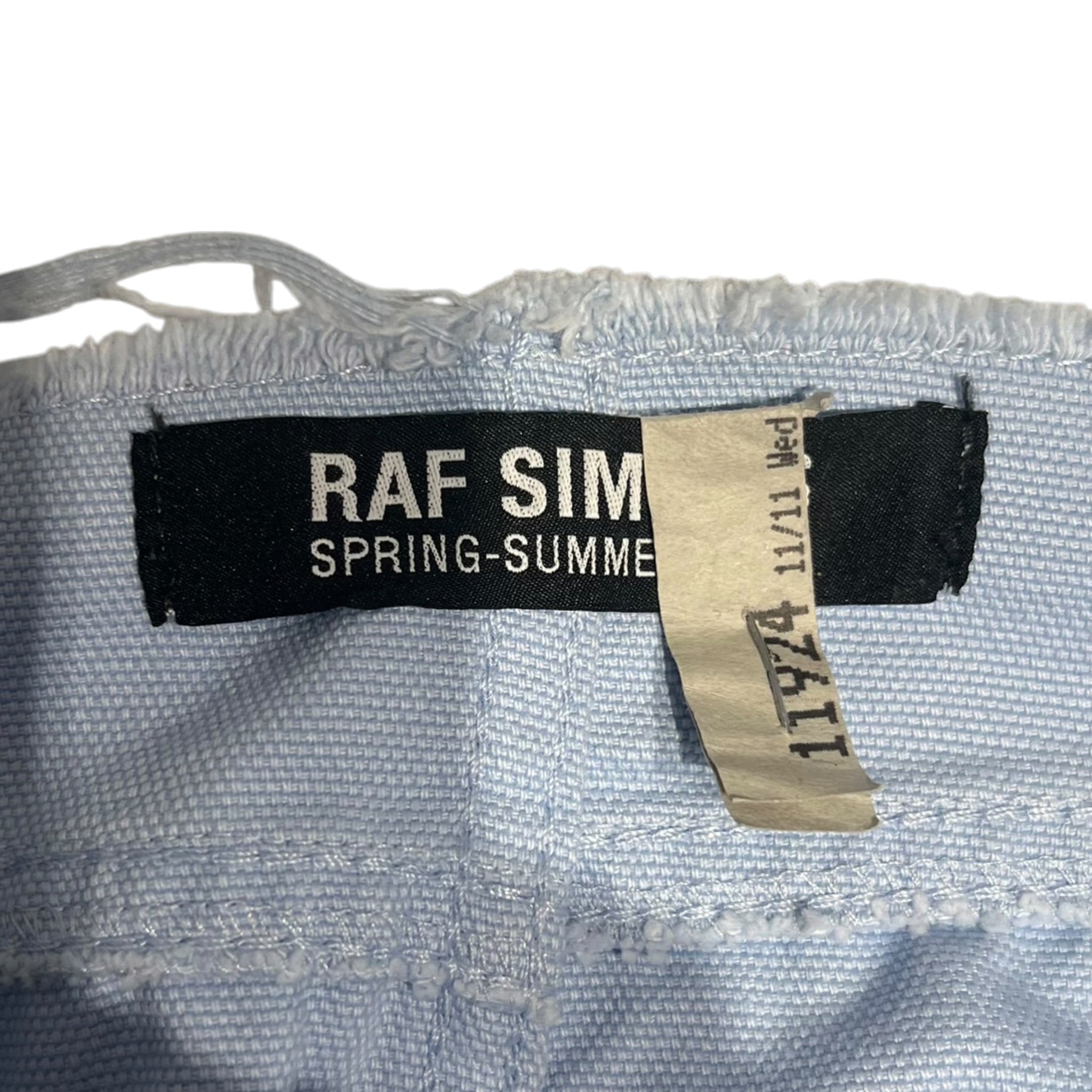 RAF SIMONS/Long Skirt/40/Cotton/BLU/RAF SIMONS BLUE SKIRT view 3