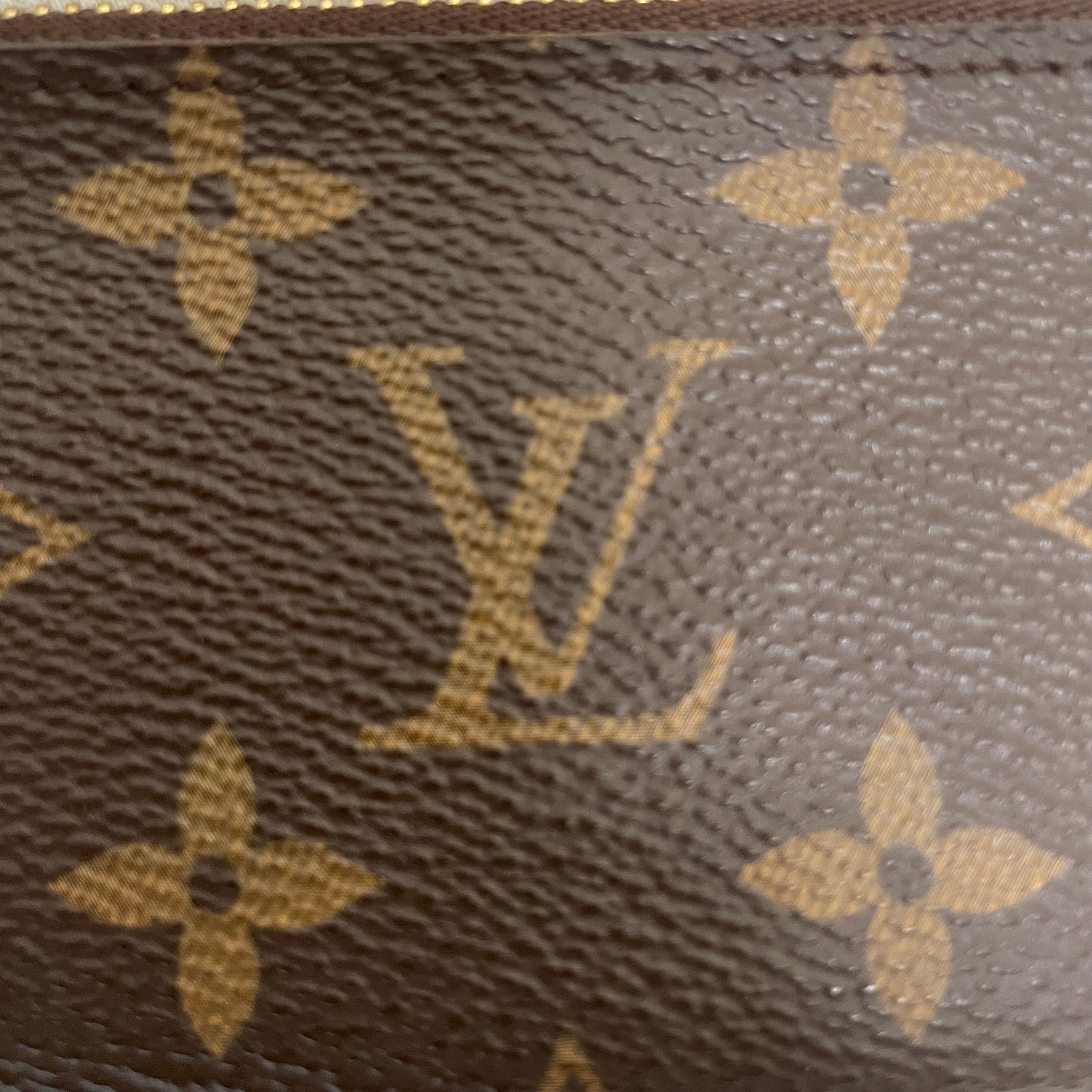 LOUIS VUITTON/Coin Wallet/Monogram/Leather/BRW/L's/POCHETTE CLE KEY POUCH view 5