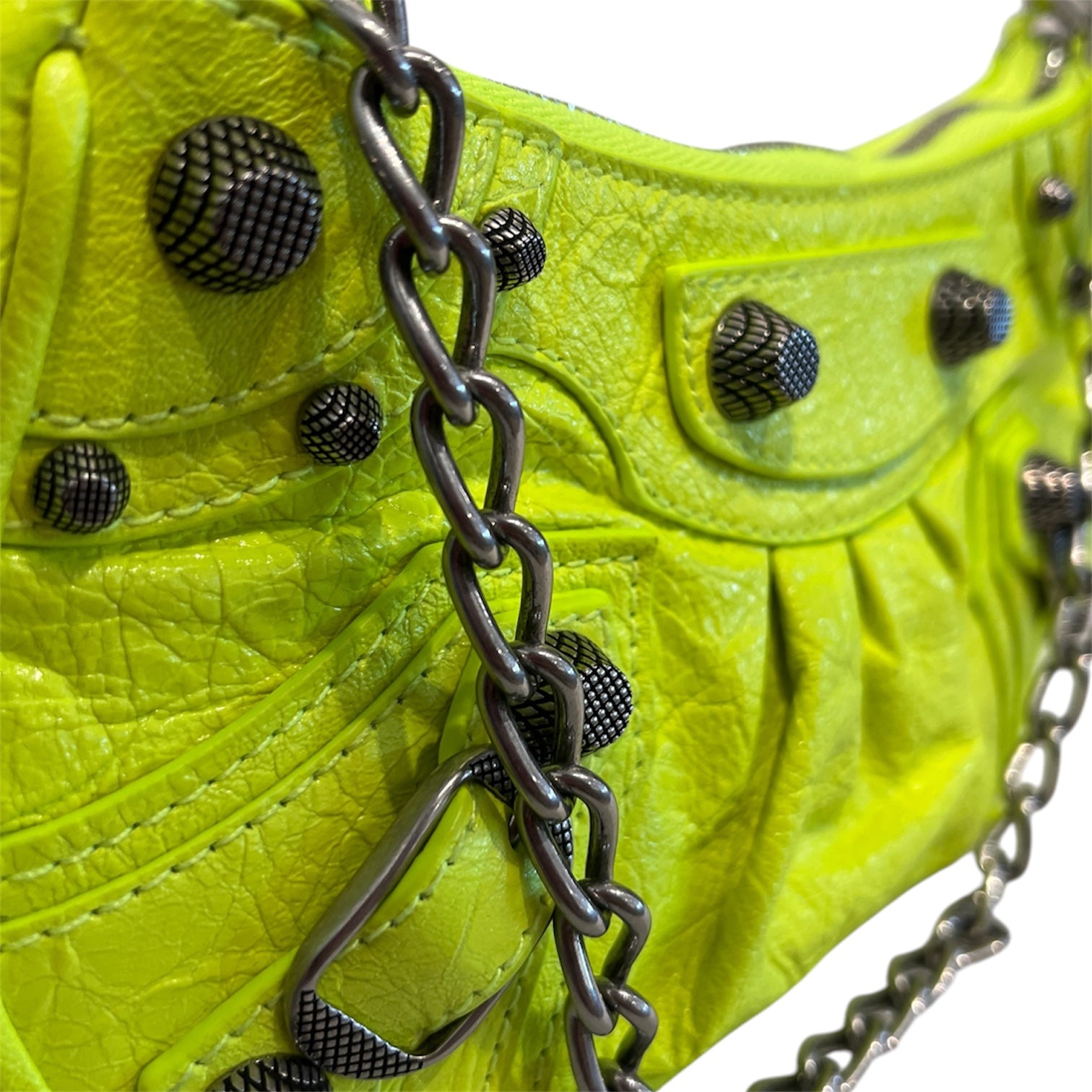 BALENCIAGA/Cross Body Bag/Leather/YEL/ view 7