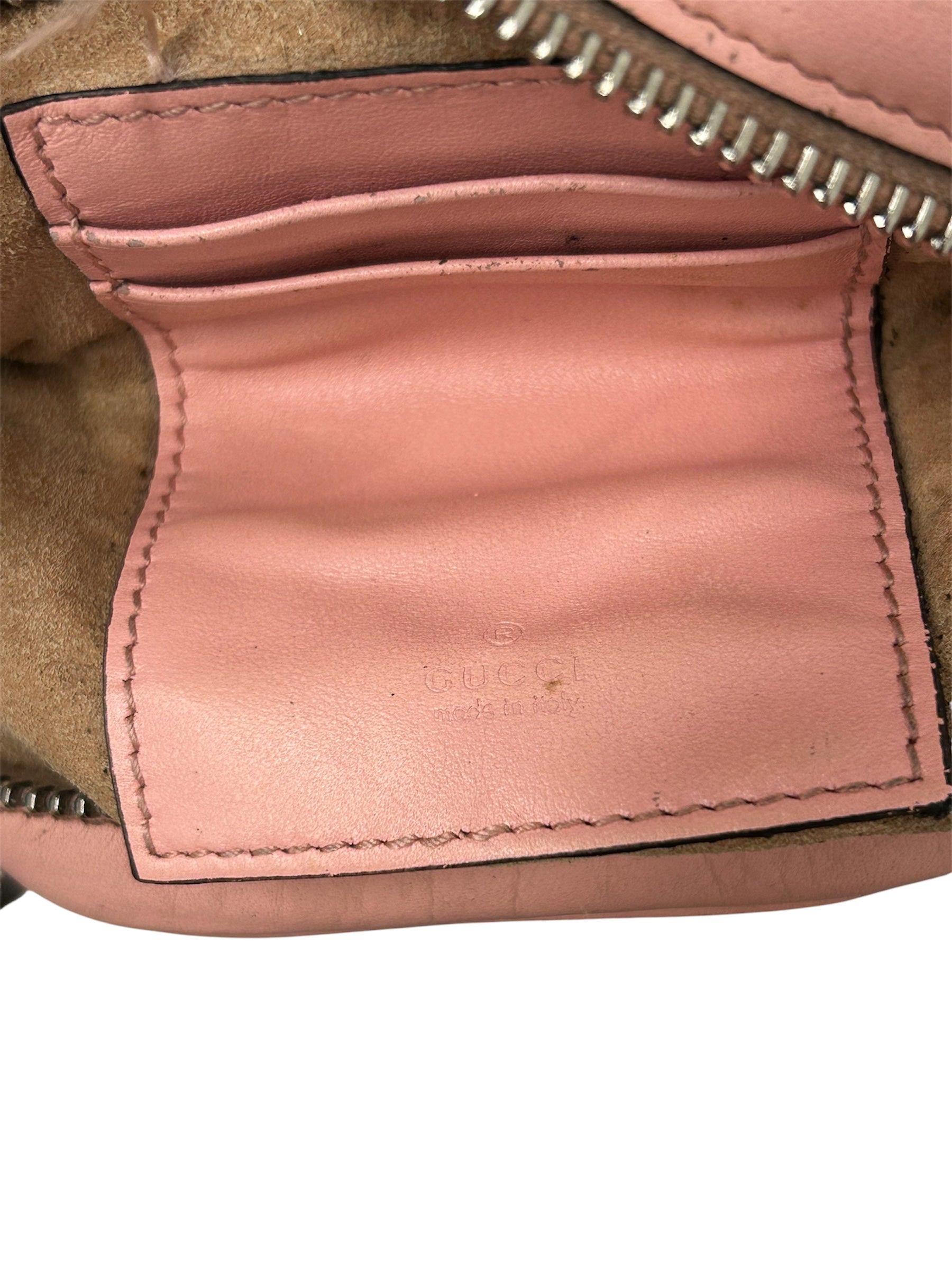 GUCCI/Bag/Leather/PNK/Marmont Quilted view 7