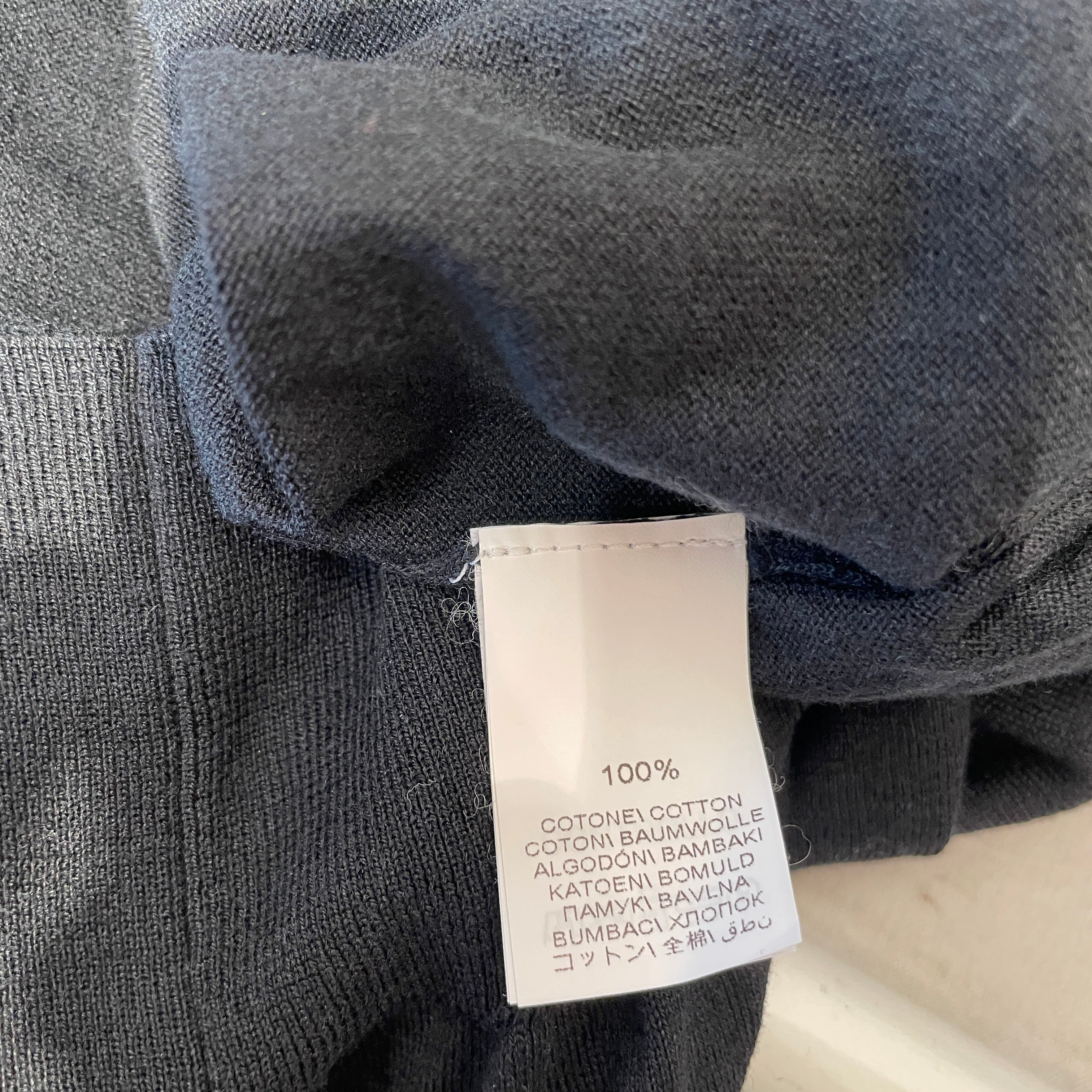 BRUNELLO CUCINELLI/Sweater/56/Cotton/BLK/ view 5