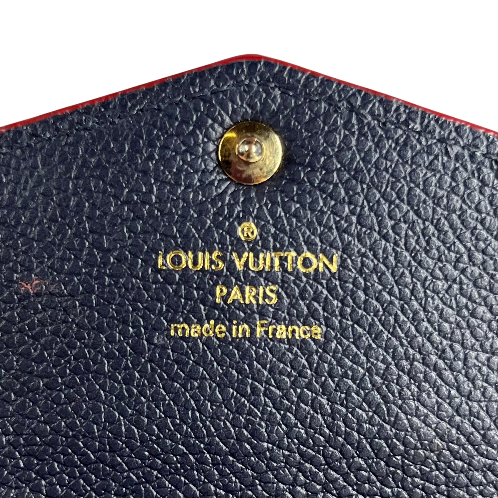 LOUIS VUITTON/Wallet/Monogram/Leather/NVY/Victorine Empreinte Wallet view 5