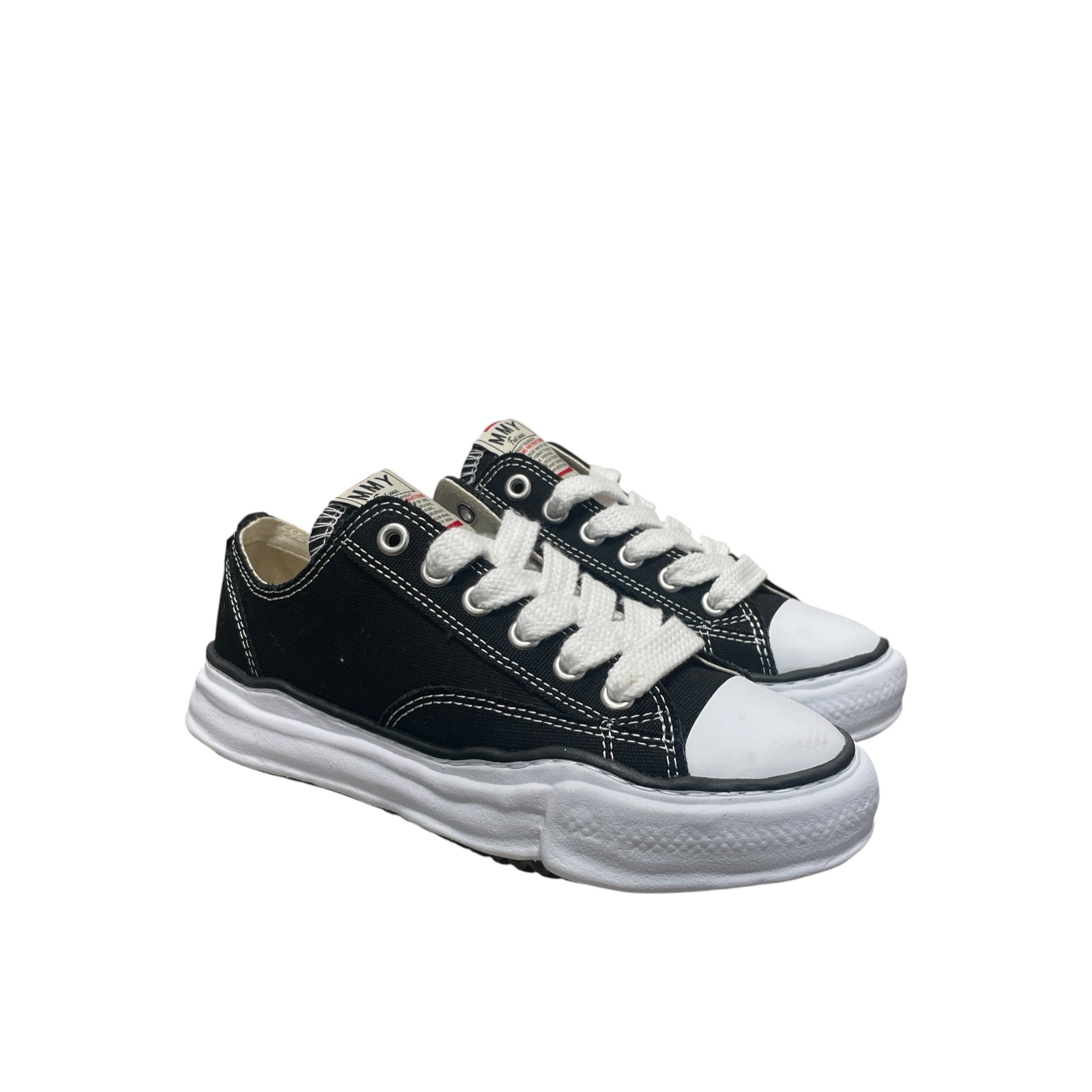 MIHARA YASUHIRO/Low-Sneakers/EU 38/Cotton/BLK/ view 1