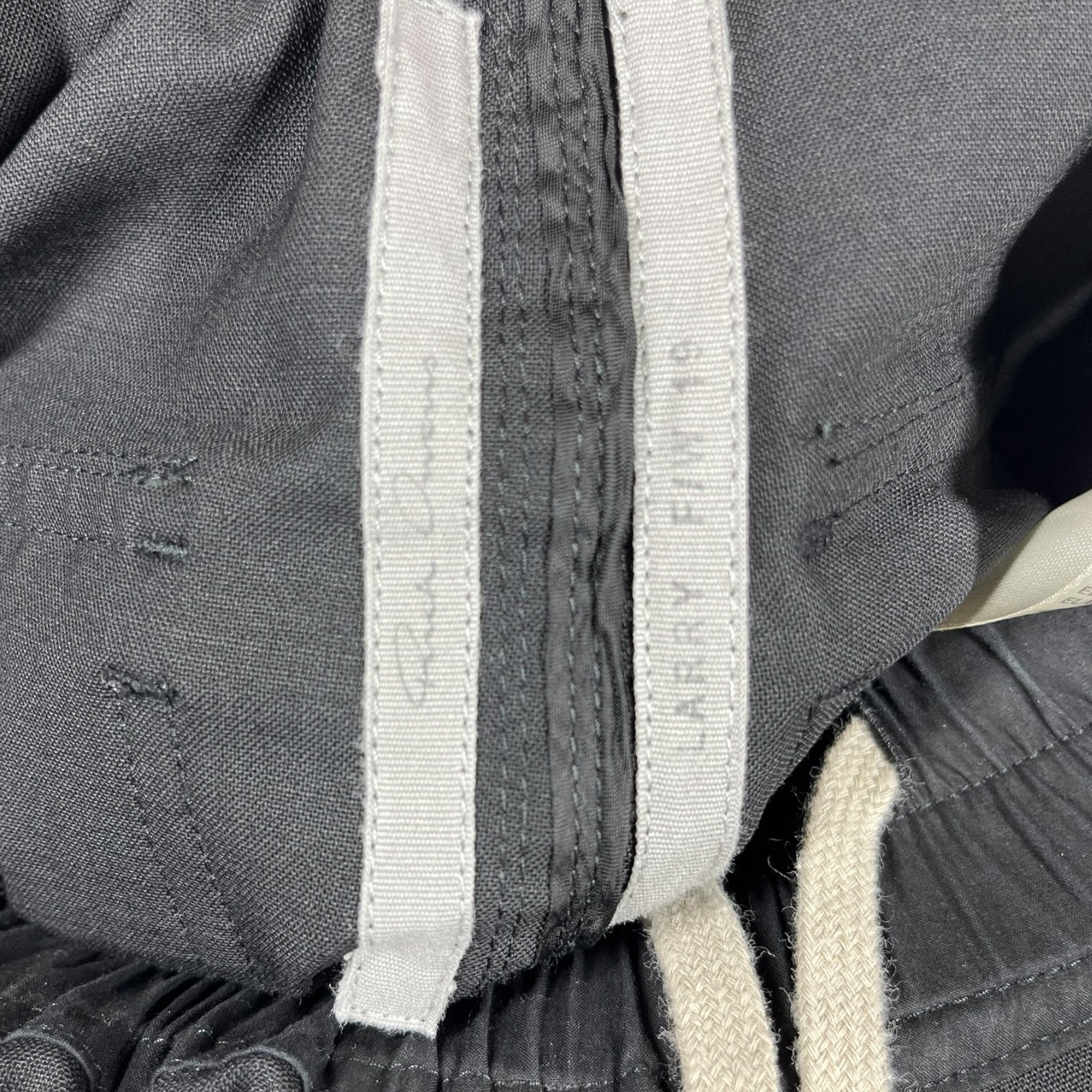Rick Owens/Straight Pants/2/Cotton/BLK/ view 3