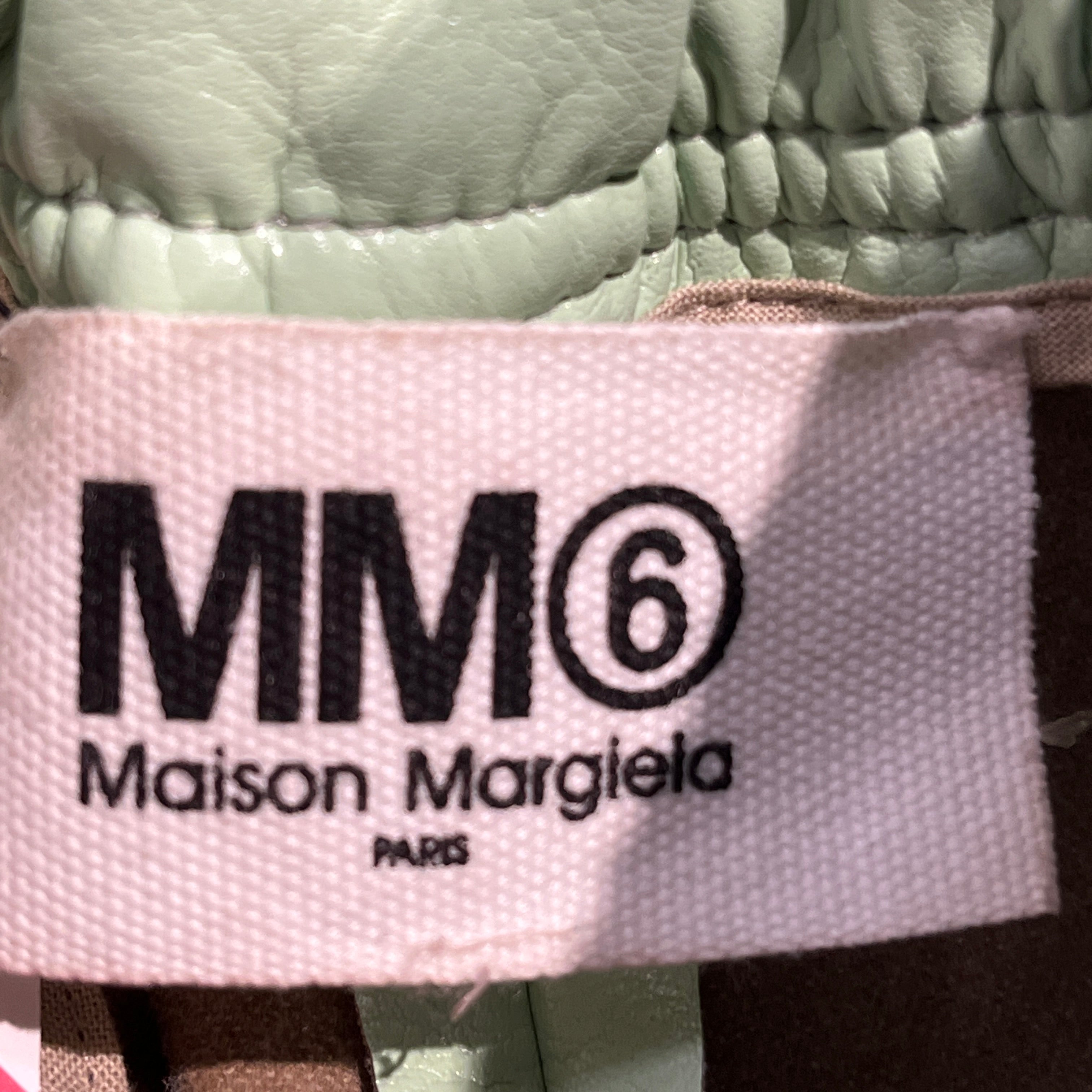 MM6/Bottoms/S/Leather/GRN/Leather Pants view 3