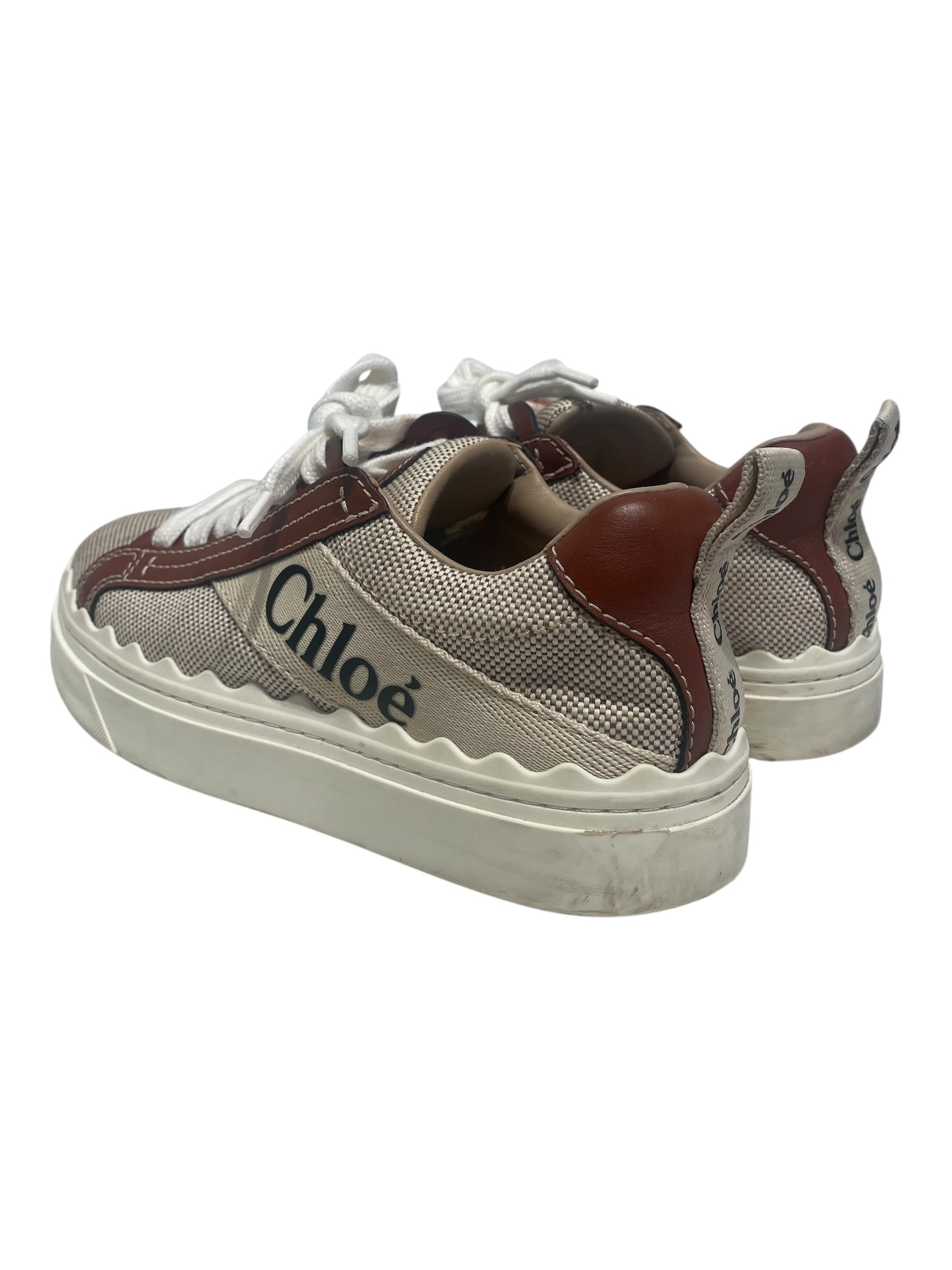 Chloe/Low-Sneakers/EU 36/WHT/low trainer view 2