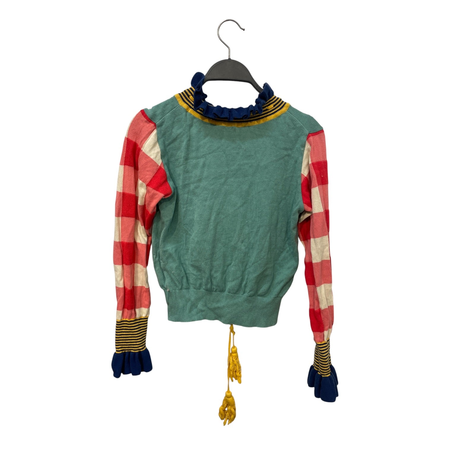 Vivienne Westwood RED LABEL/Sweater/00/Plaid/Wool/GRN/playful dog knit view 2