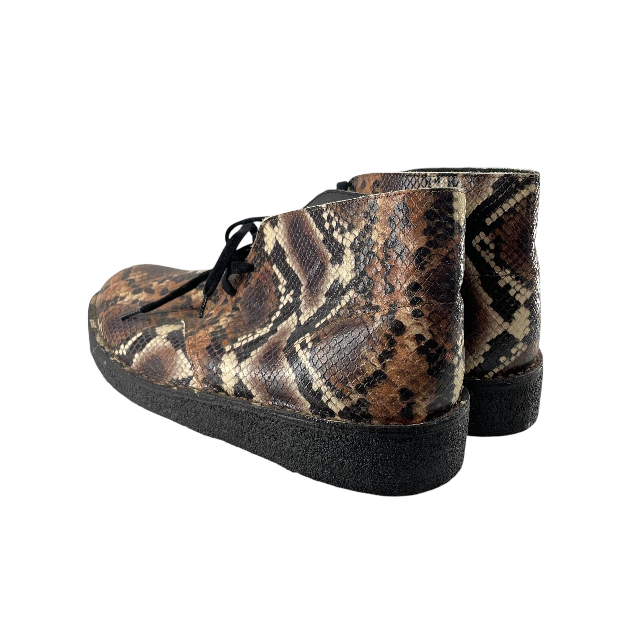 AIME LEON DORE/Clarks/Hi-Sneakers/US 13/All Over Print/Leather/BRW/SNAKESKIN view 2