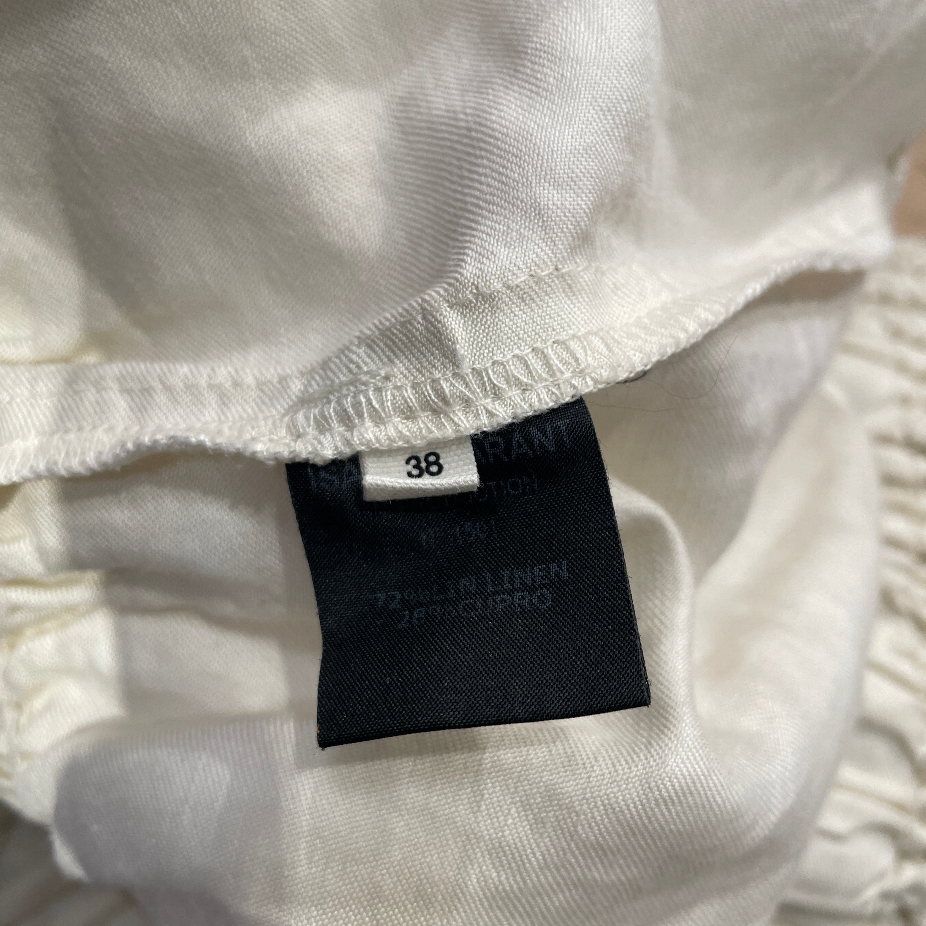 ISABEL MARANT ETOILE/Skirt/38/Linen/CRM/DOUBLELAYER view 4