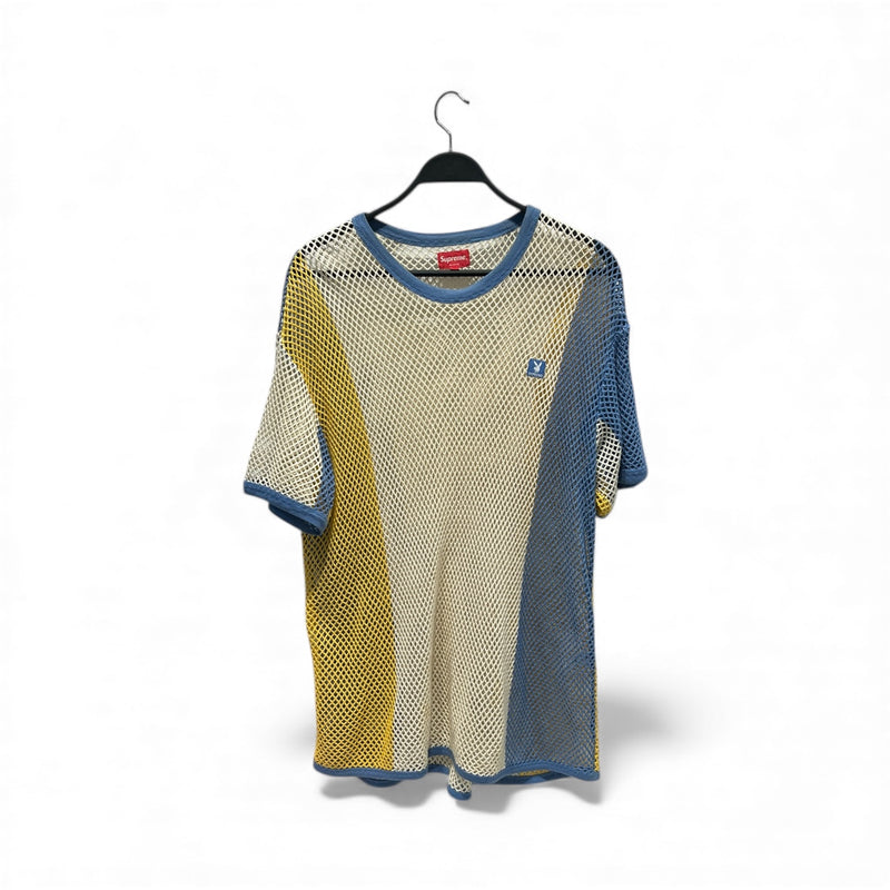 Supreme/PLAYBOY/T-Shirt/XL/Cotton/BEG/STRING TOP LIGHT BLU