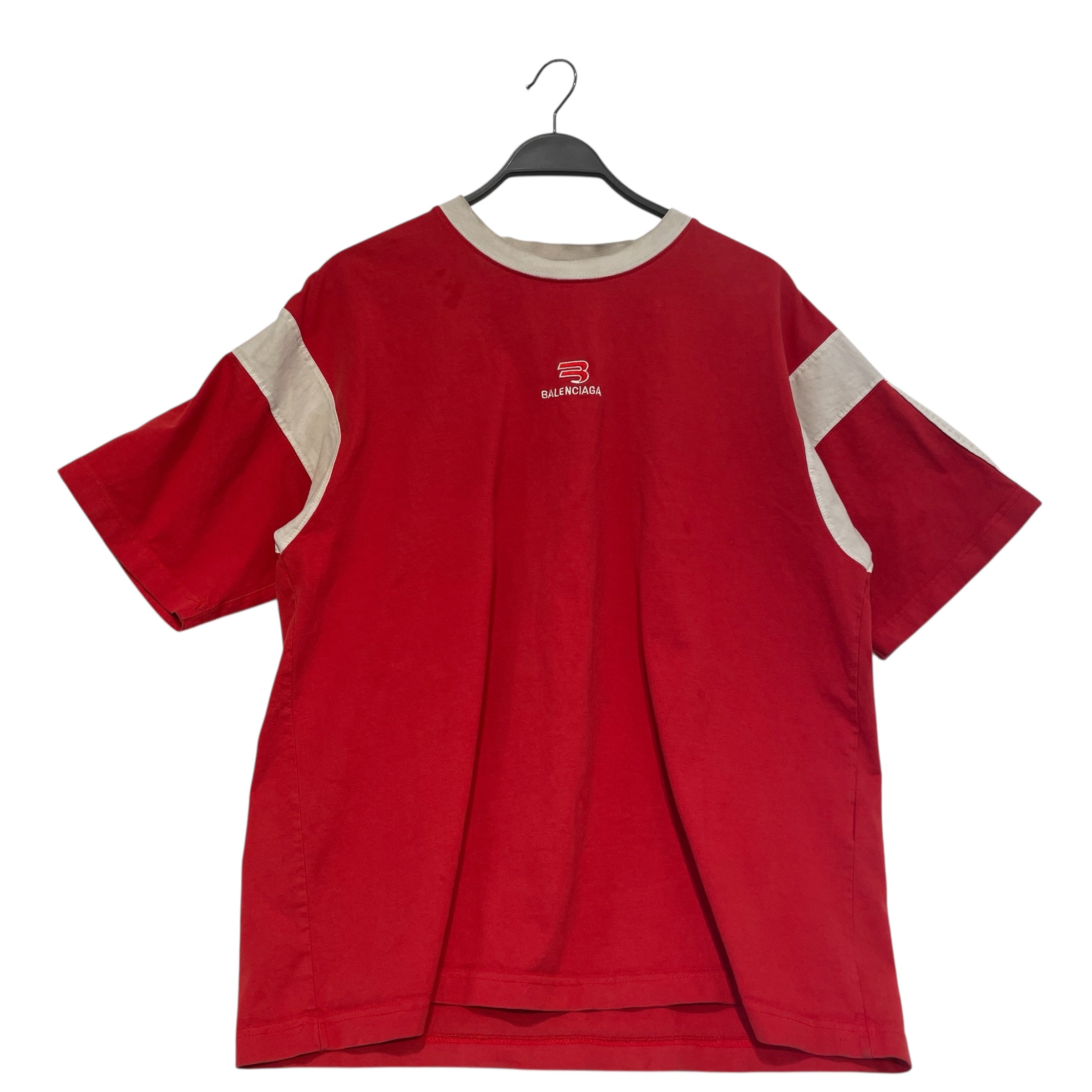 BALENCIAGA/T-Shirt/L/Cotton/RED/Unifit Sporty B Tee view 1