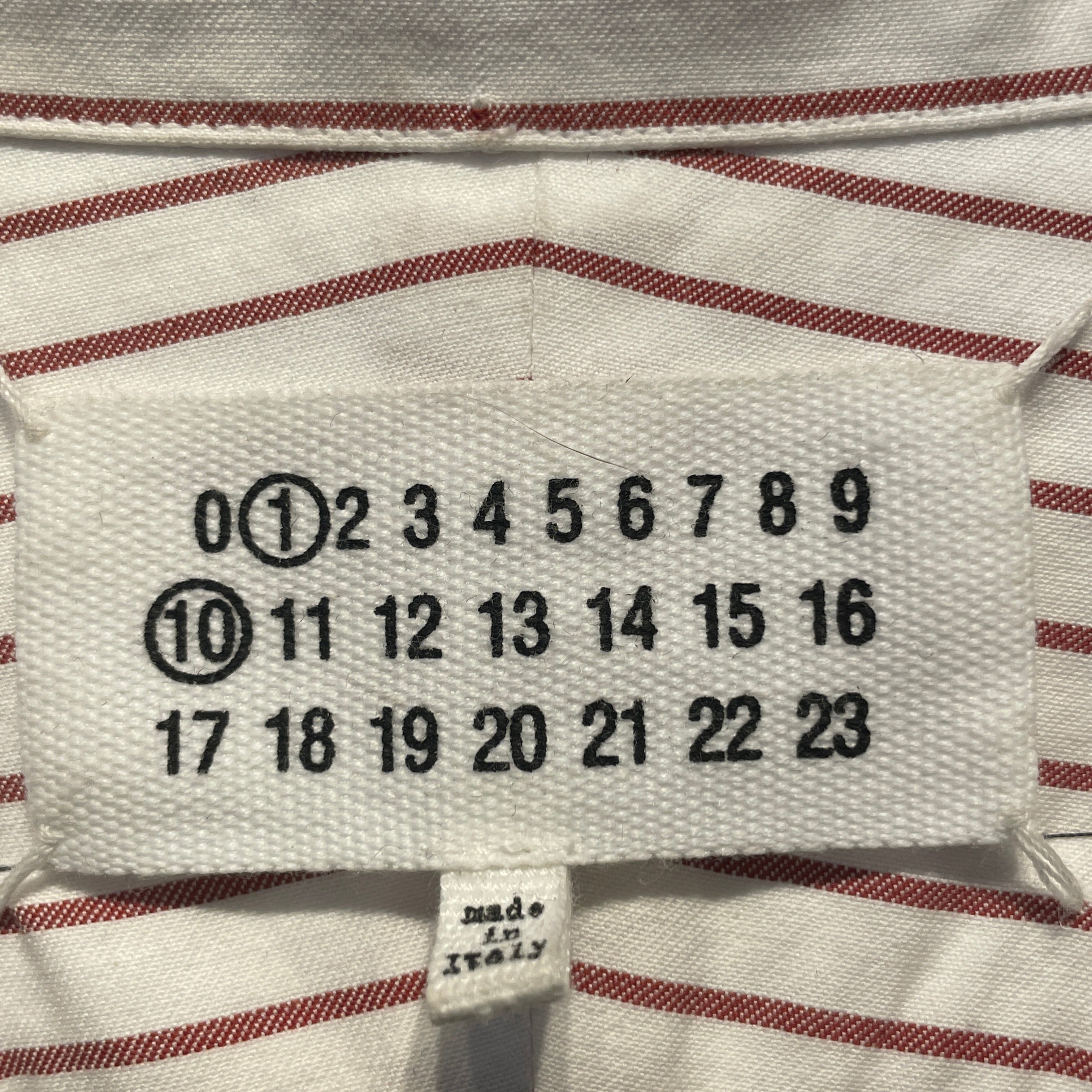 Maison Margiela/Heavy Sweater/48/Acrylic/NVY/Layered button up view 3