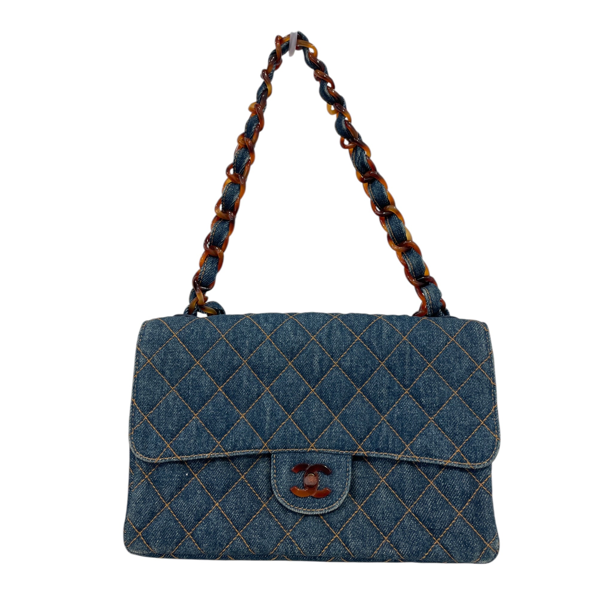 CHANEL/Hand Bag/Denim/BLU/DBVYV7C view 1