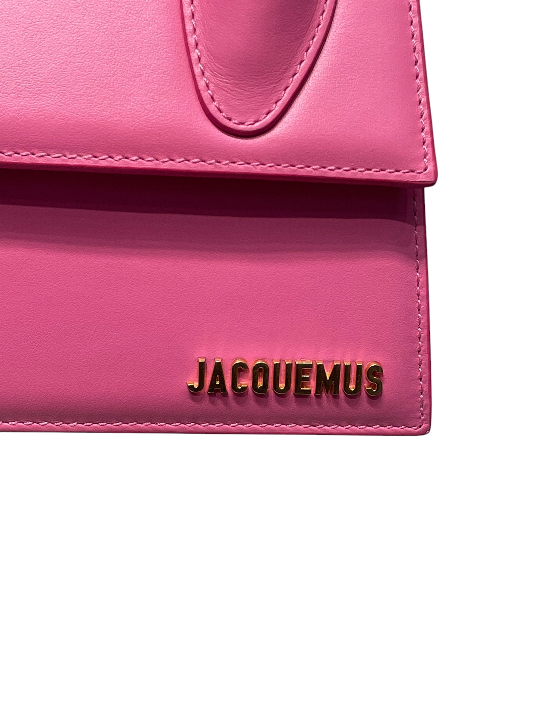 JACQUEMUS/Cross Body Bag/Leather/PNK/Le Grand Chiquito Bag view 3