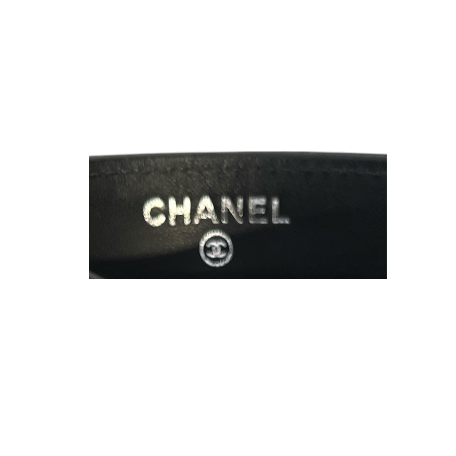 CHANEL/Wallet/Leather/BLK/L's/quilted monogram card holder view 3
