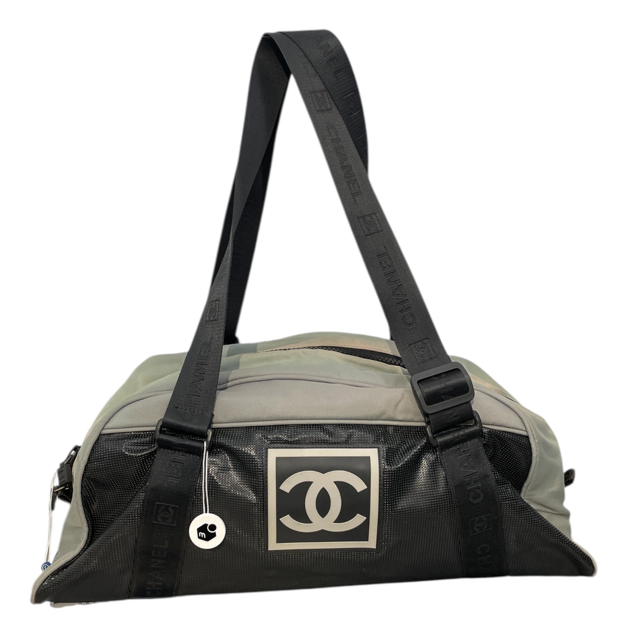 CHANEL/Bag/Nylon/BLK/COCO MARK BOSTON BAG view 1