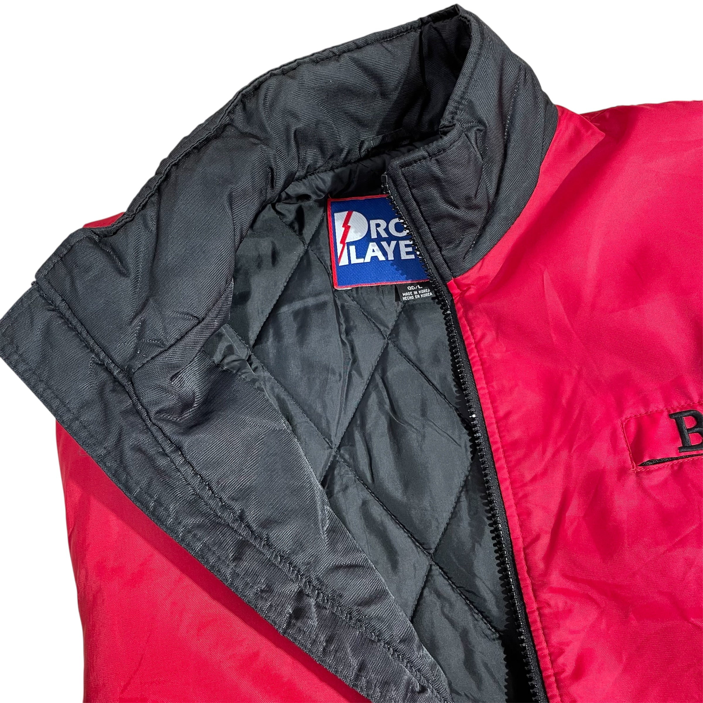 Vintage/Puffer Jkt/L/Nylon/RED/chicago bulls view 5
