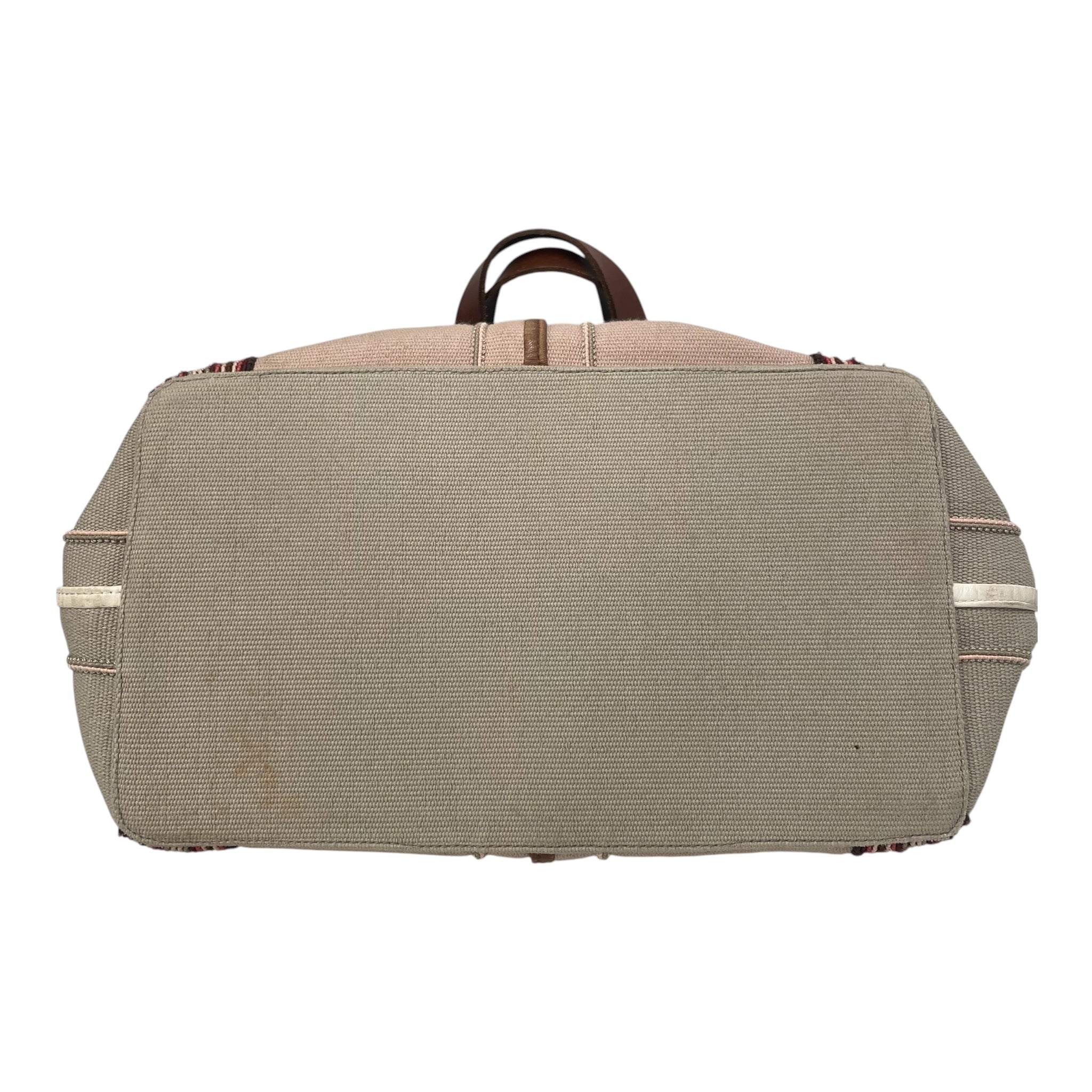 BOTTEGA VENETA/Clutch Bag/Denim/BEG/Multi colored stripe view 4