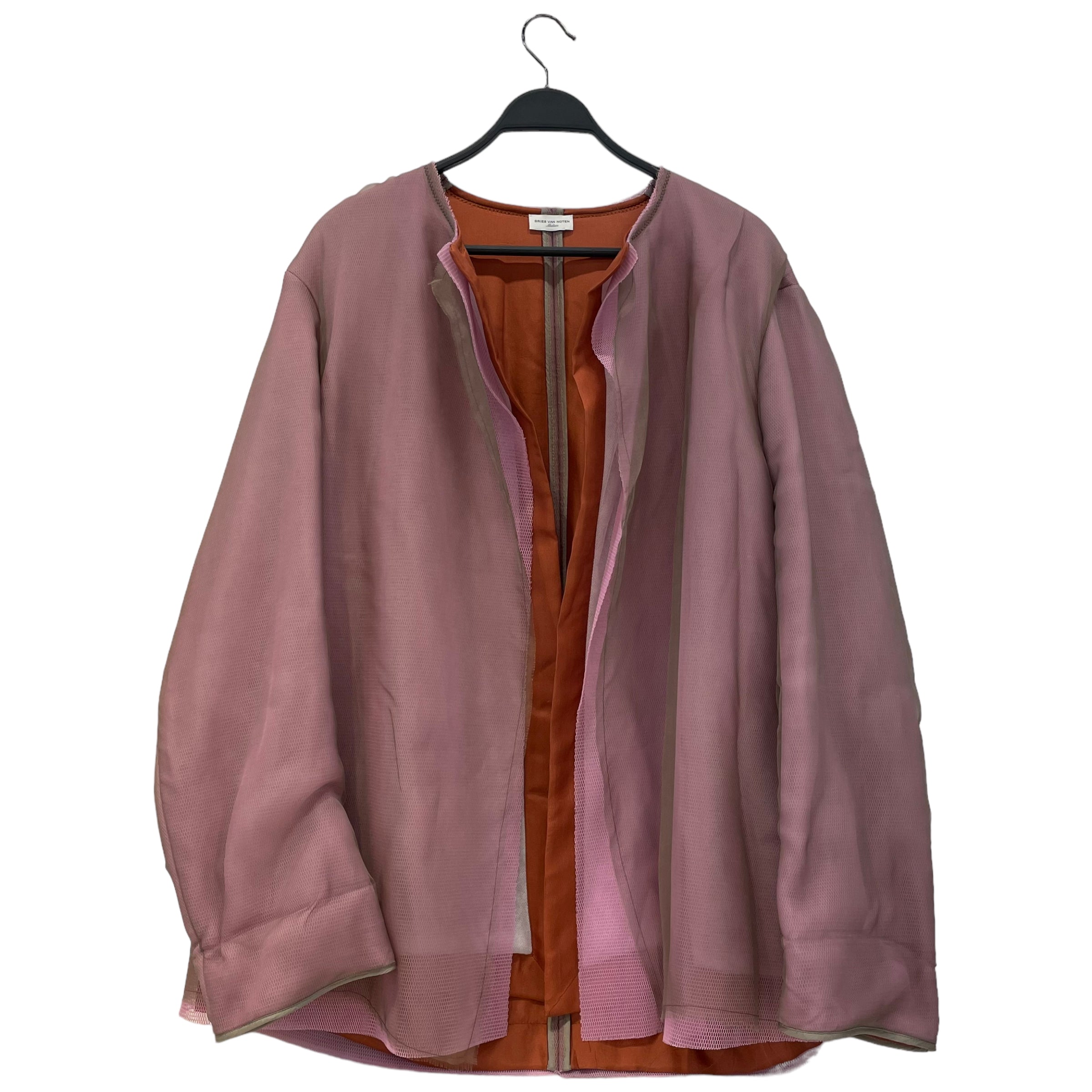 DRIES VAN NOTEN/Jacket/M/Iridescent/Silk/PPL/4 Layer Drop Shoulder view 5