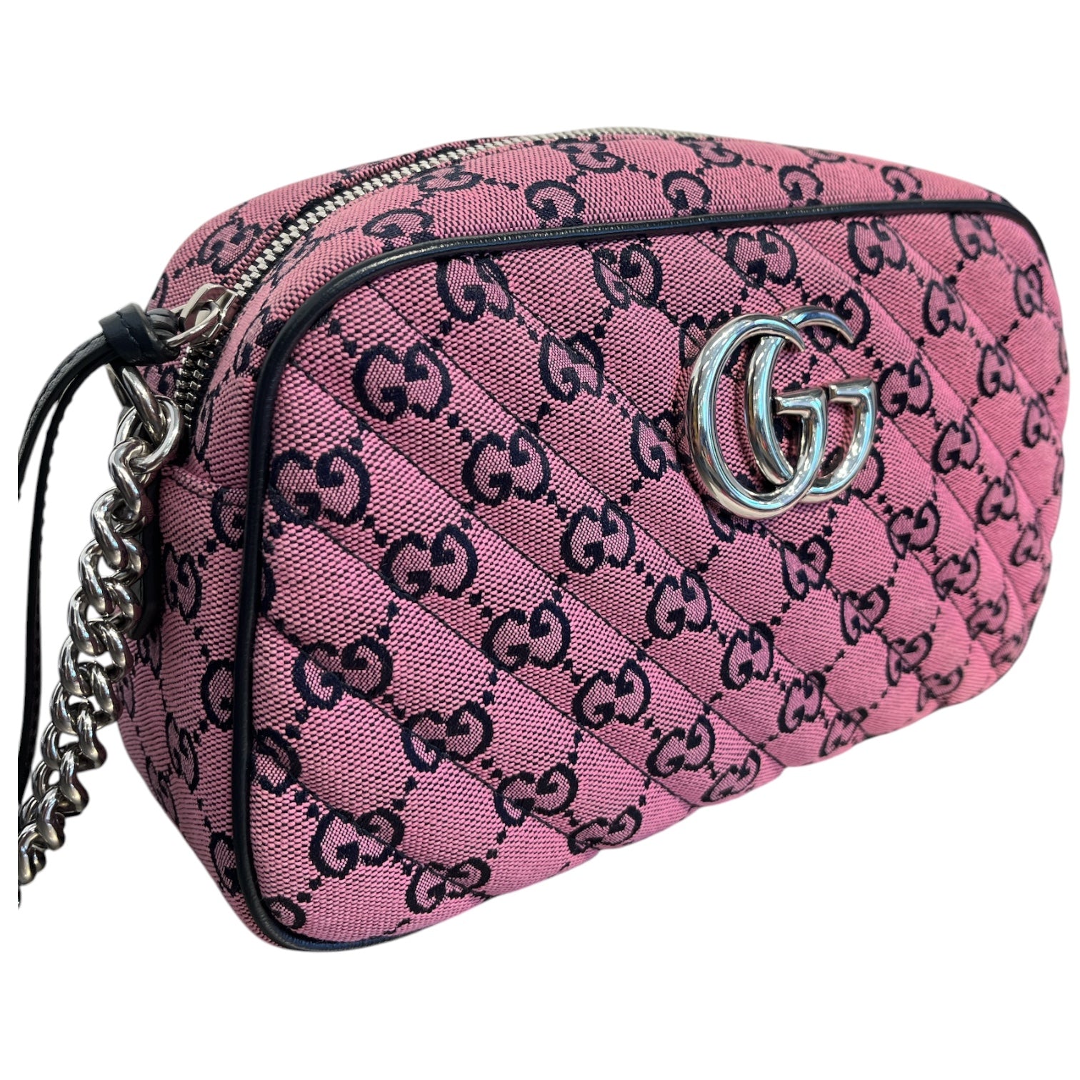 GUCCI/Cross Body Bag/Monogram/PNK/ marmont view 6