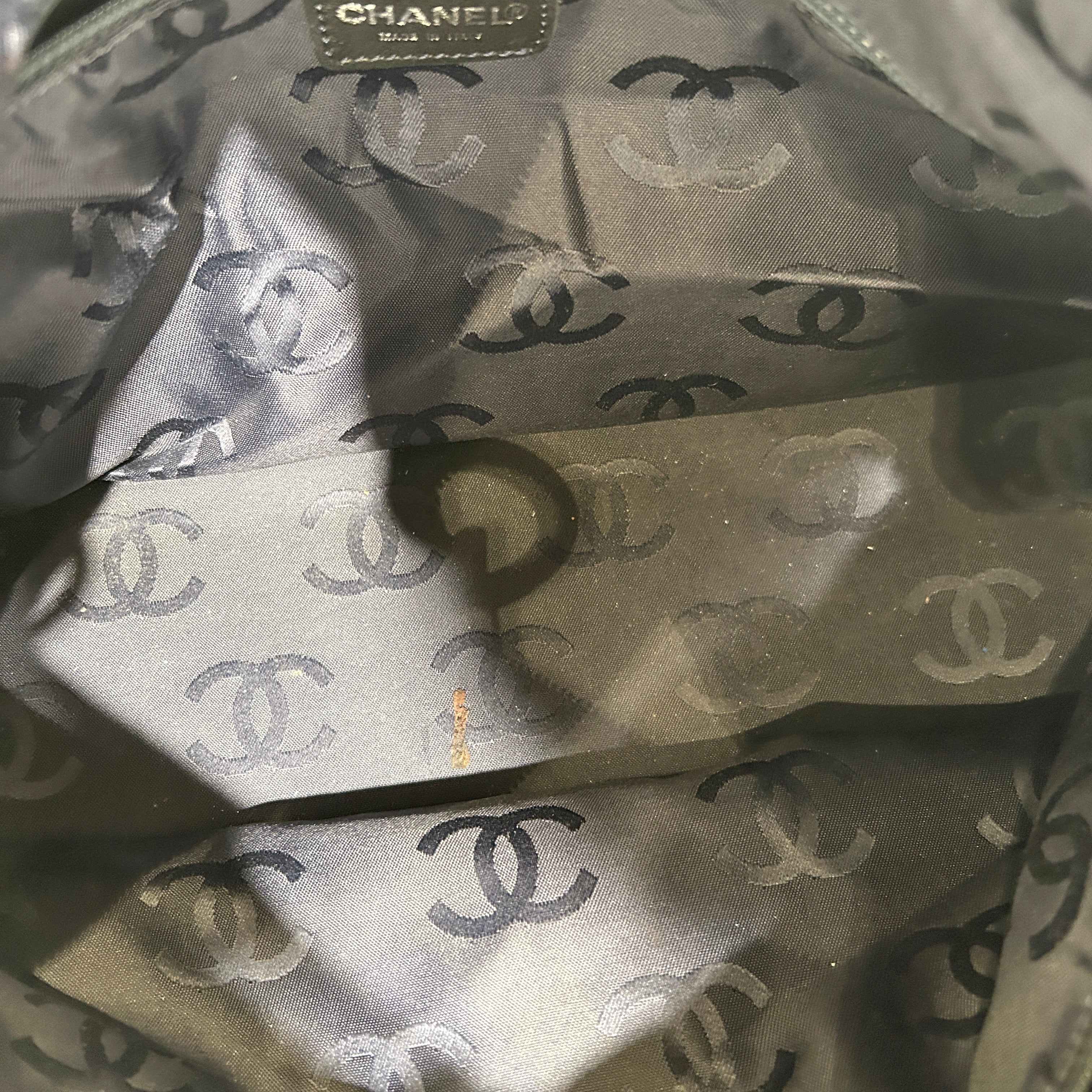 CHANEL/Bag/Monogram/Cotton/BLU/DENIM HOBO SHOULDER BAG view 4