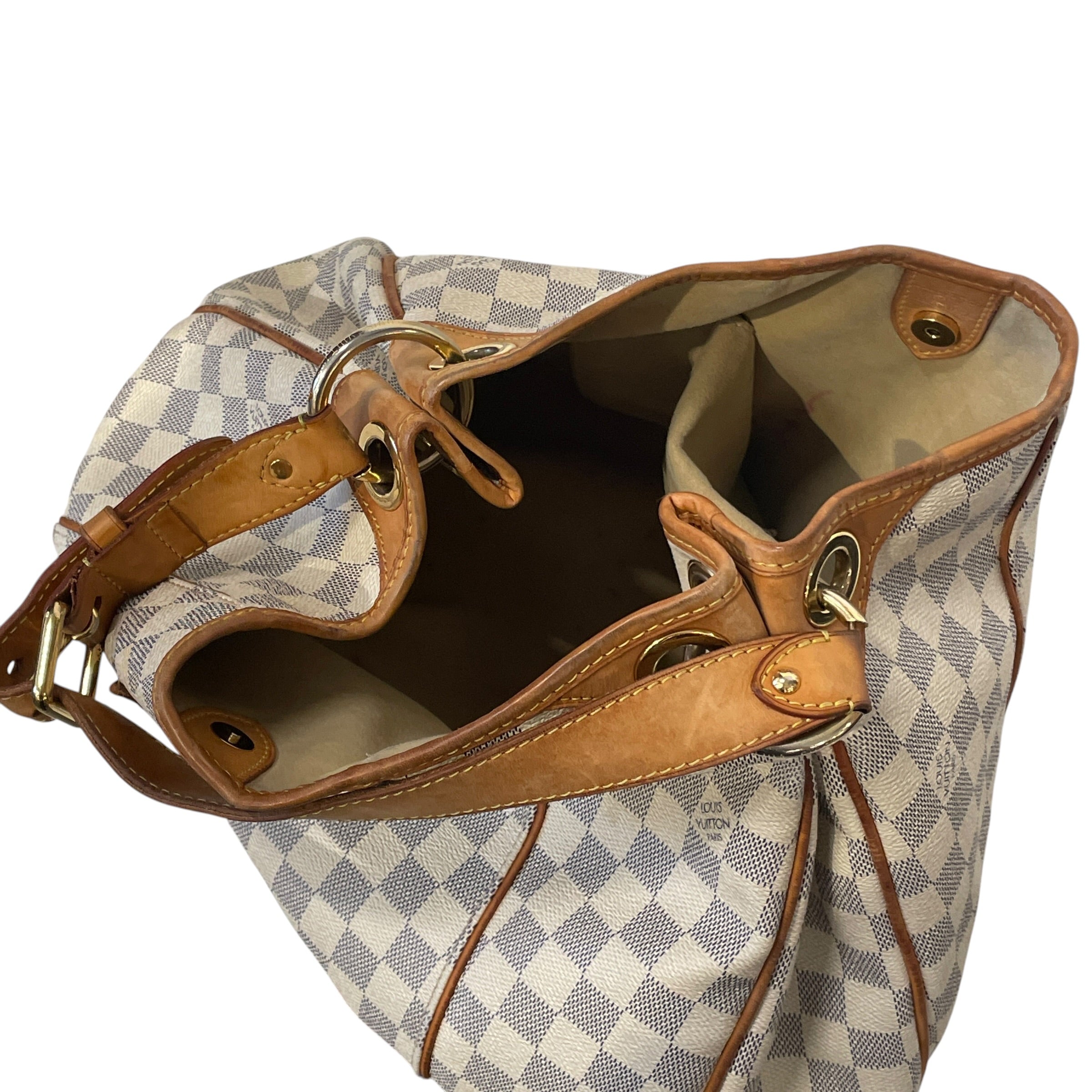 LOUIS VUITTON/Bag/Gingham Check/CRM/DAMIER AZUR GALLERIA PM view 8