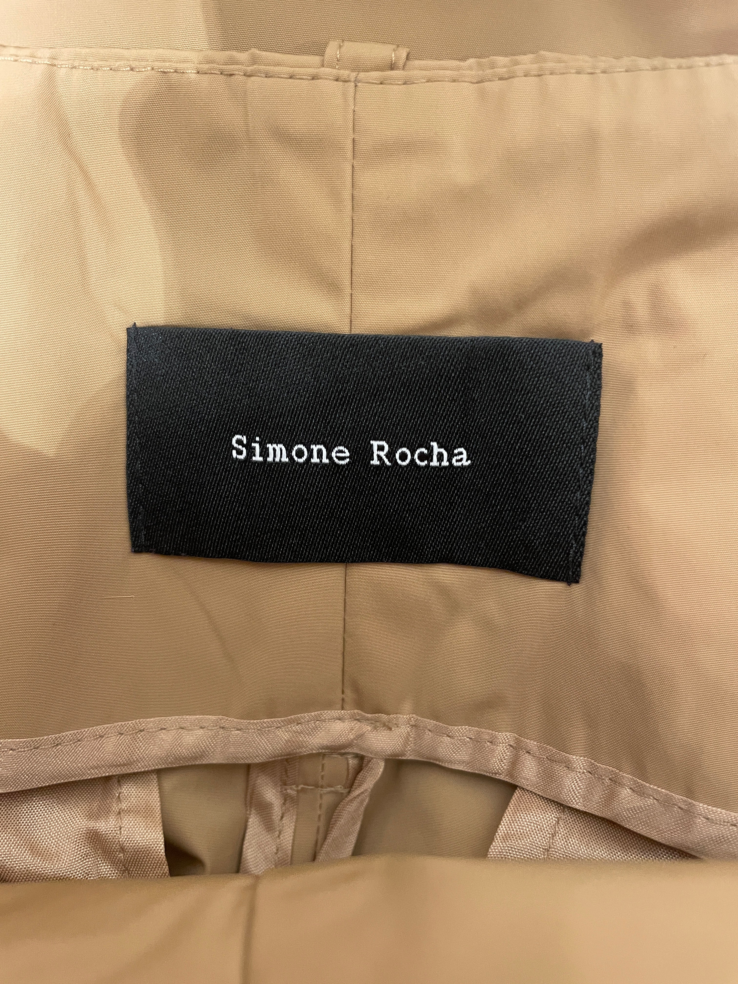SIMONE ROCHA/Straight Pants/6/Polyester/BEG/ view 3