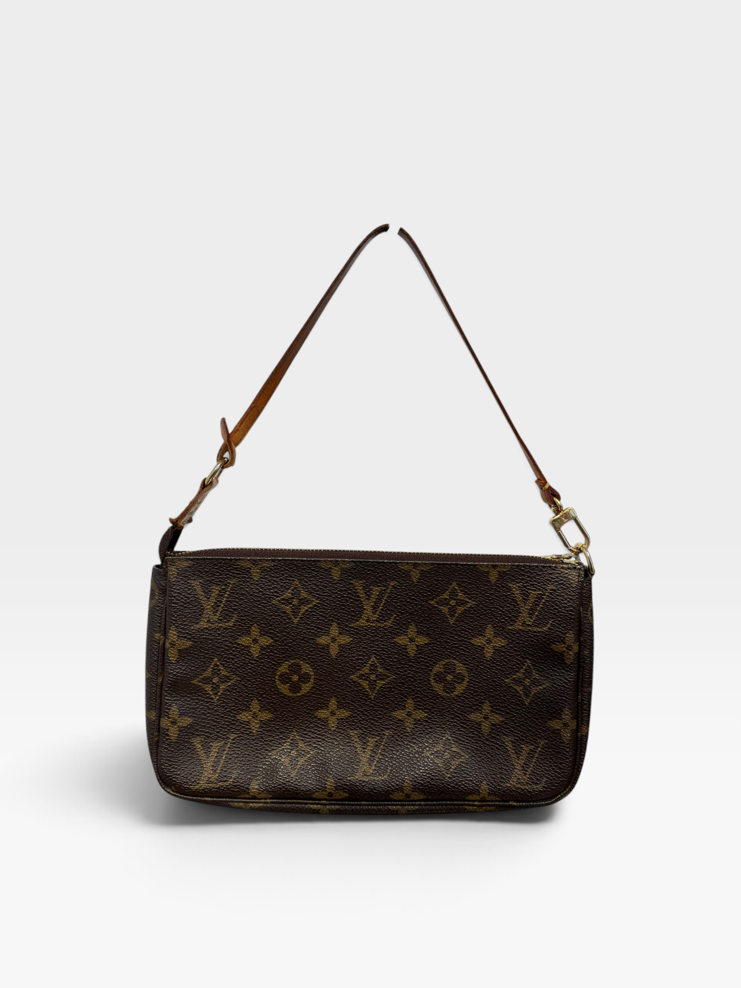 LOUIS VUITTON/Bag/Monogram/Leather/BRW/pochette view 1