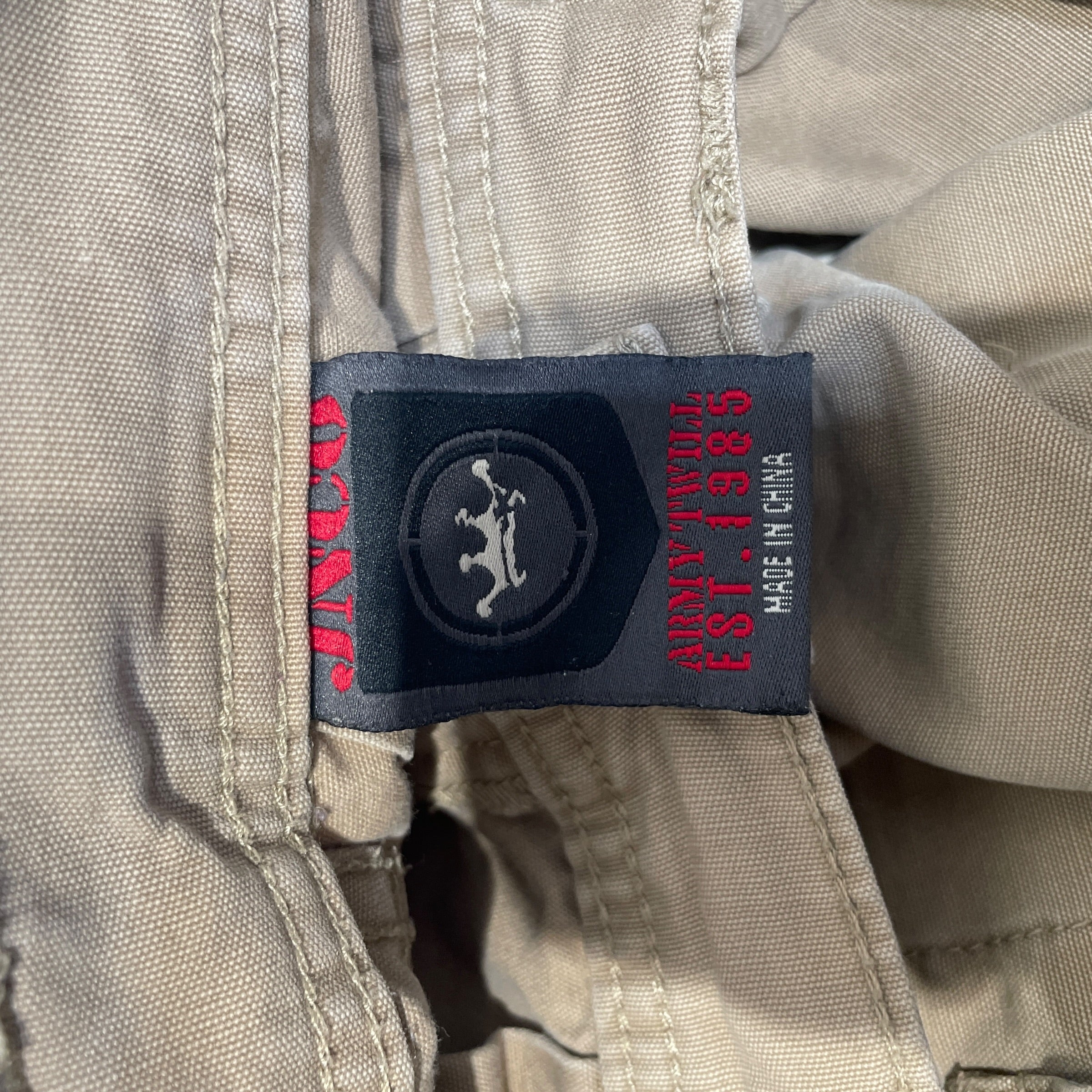 JNCO/Bottoms/Cotton/KHK/Skeleton Skateboard Khaki view 3