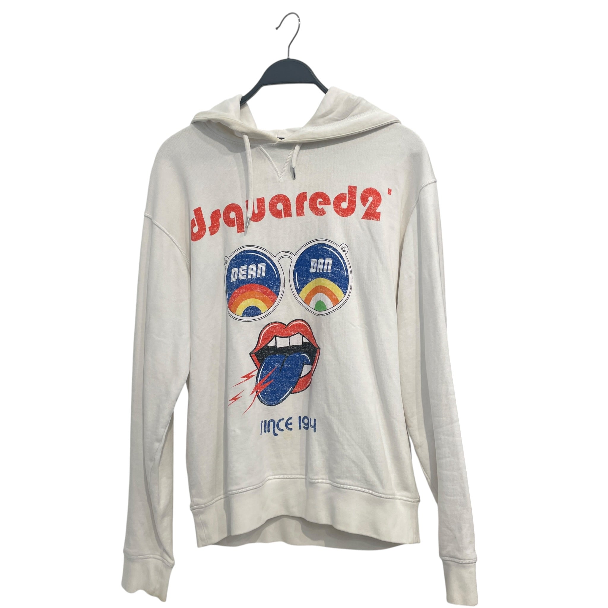 DSQUARED2/Hoodie/L/Cotton/WHT/ view 1