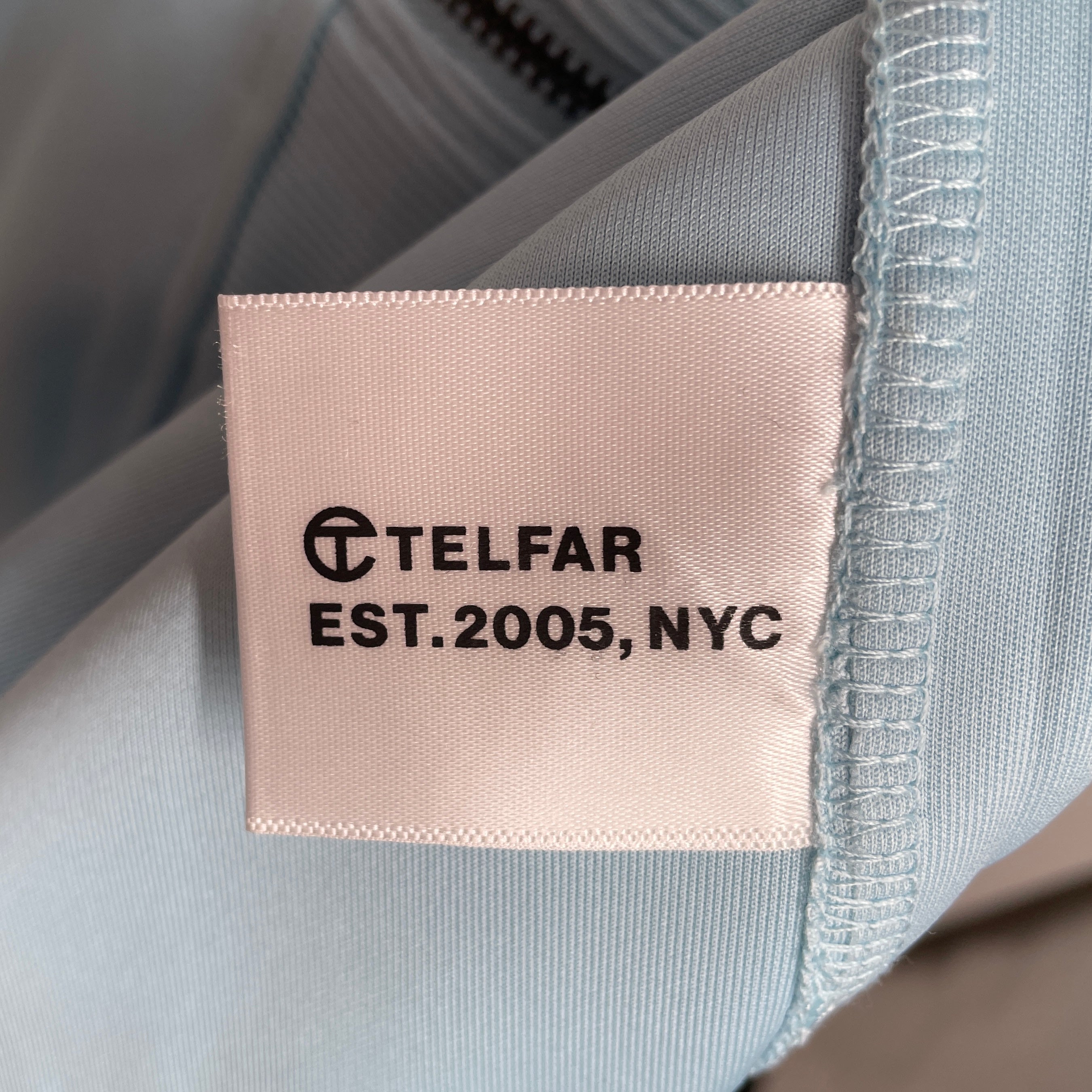 Telfar/Track Jkt/XXL/Cotton/BLU/TELFAR TRACK JACKET LIGHT BLUE view 4