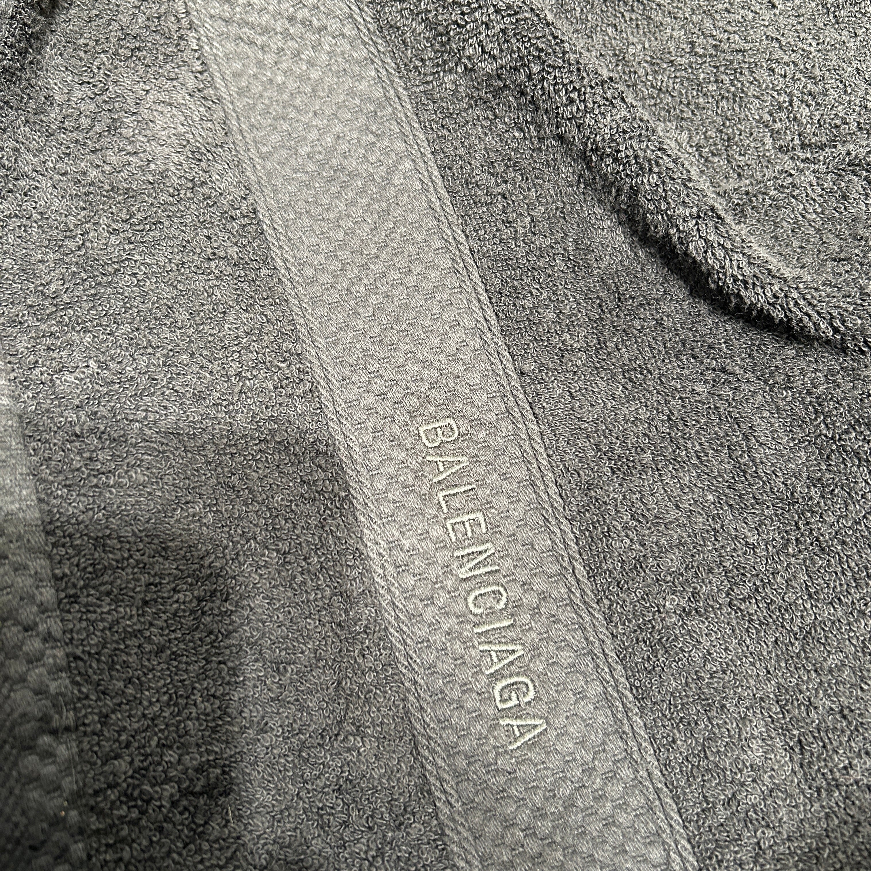 BALENCIAGA/Long Skirt/S/BLK/WRAP AROUND TOWEL SKIRT view 3