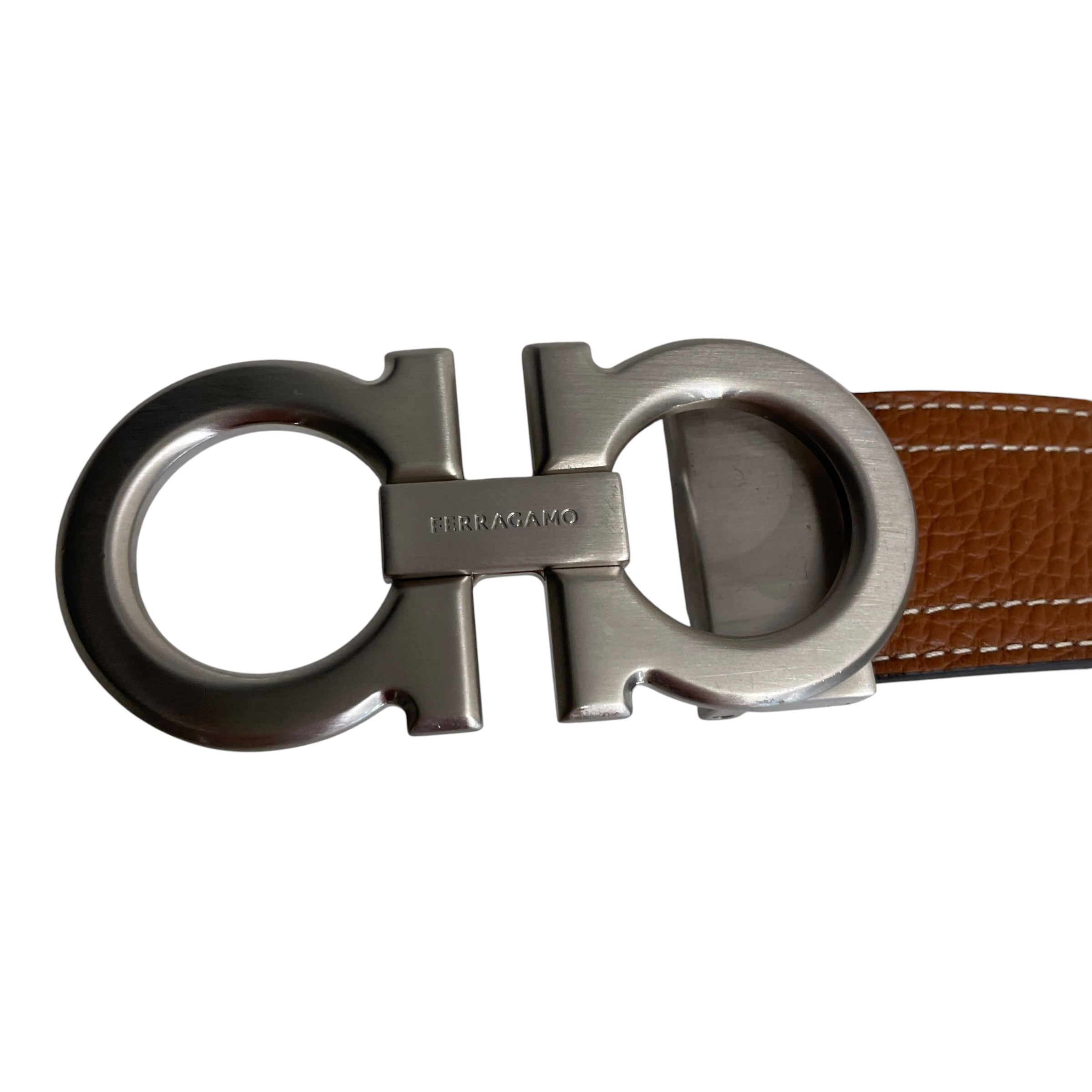 Salvatore Ferragamo/Belt/Leather/BRW/M's/GANCINI REVERSIBLE BELT view 2